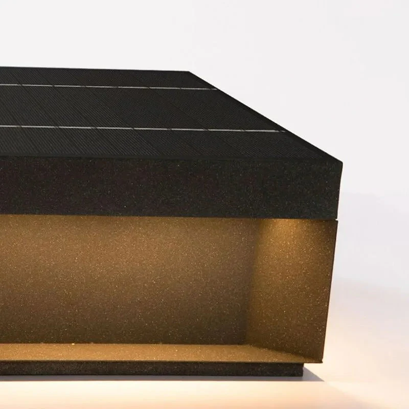 Elow Outdoor Post Lamps Modern Square Solar - Image 15