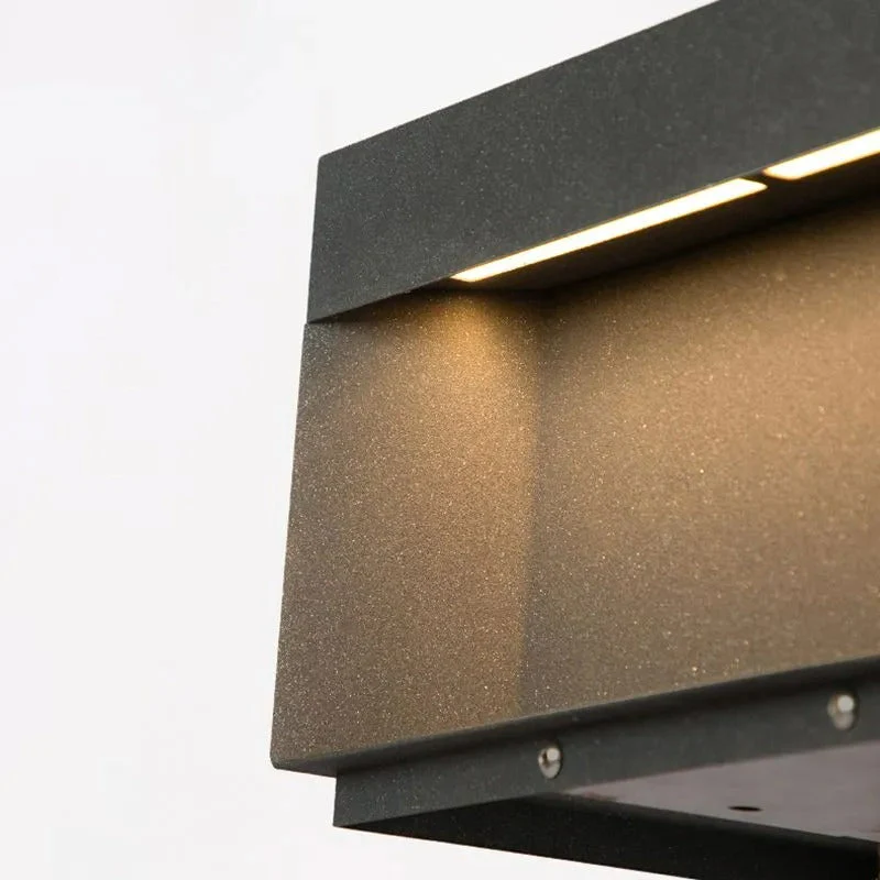 Elow Outdoor Post Lamps Modern Square Solar - Image 16
