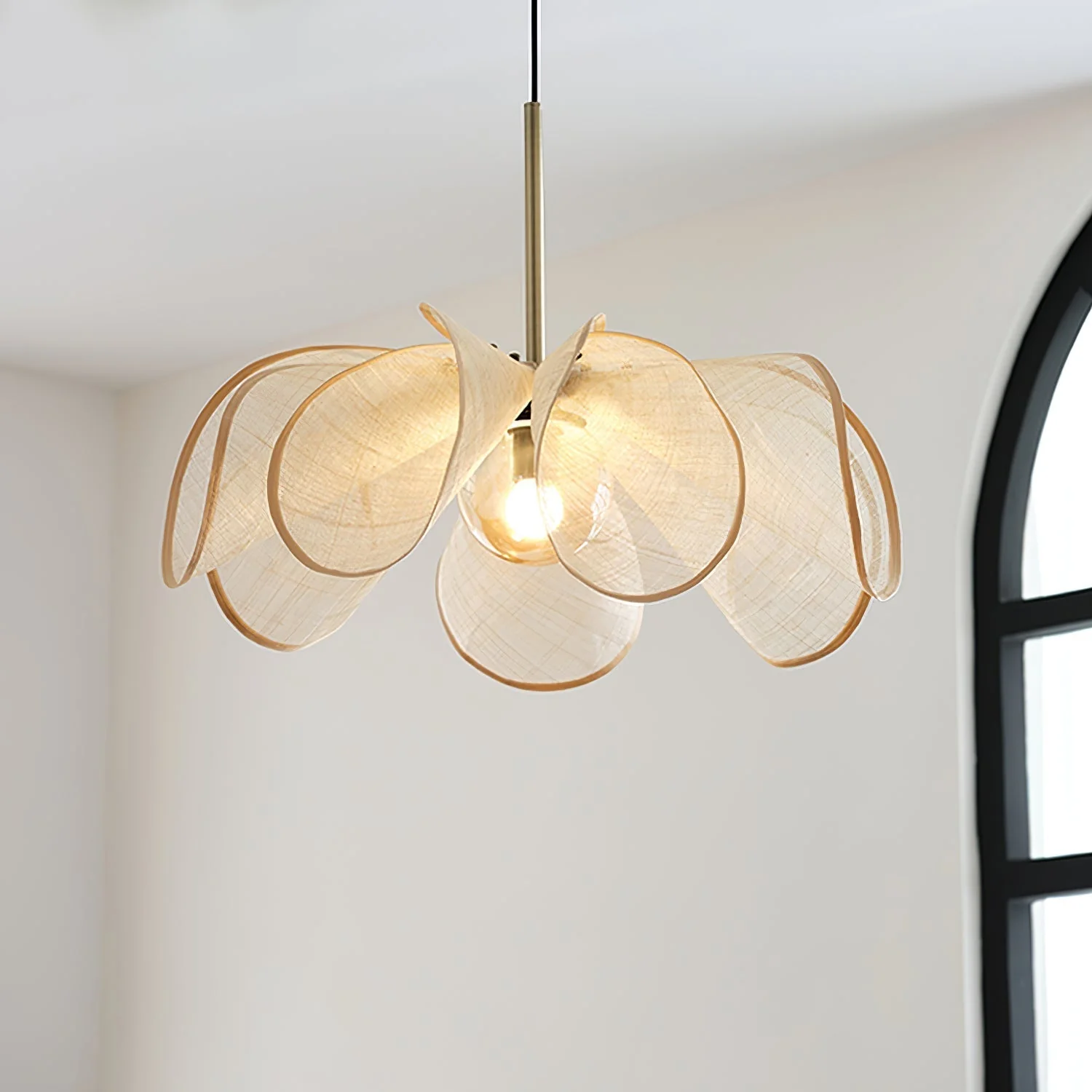 Elowe Abaca Fiber Pendant Lamp - Image 12