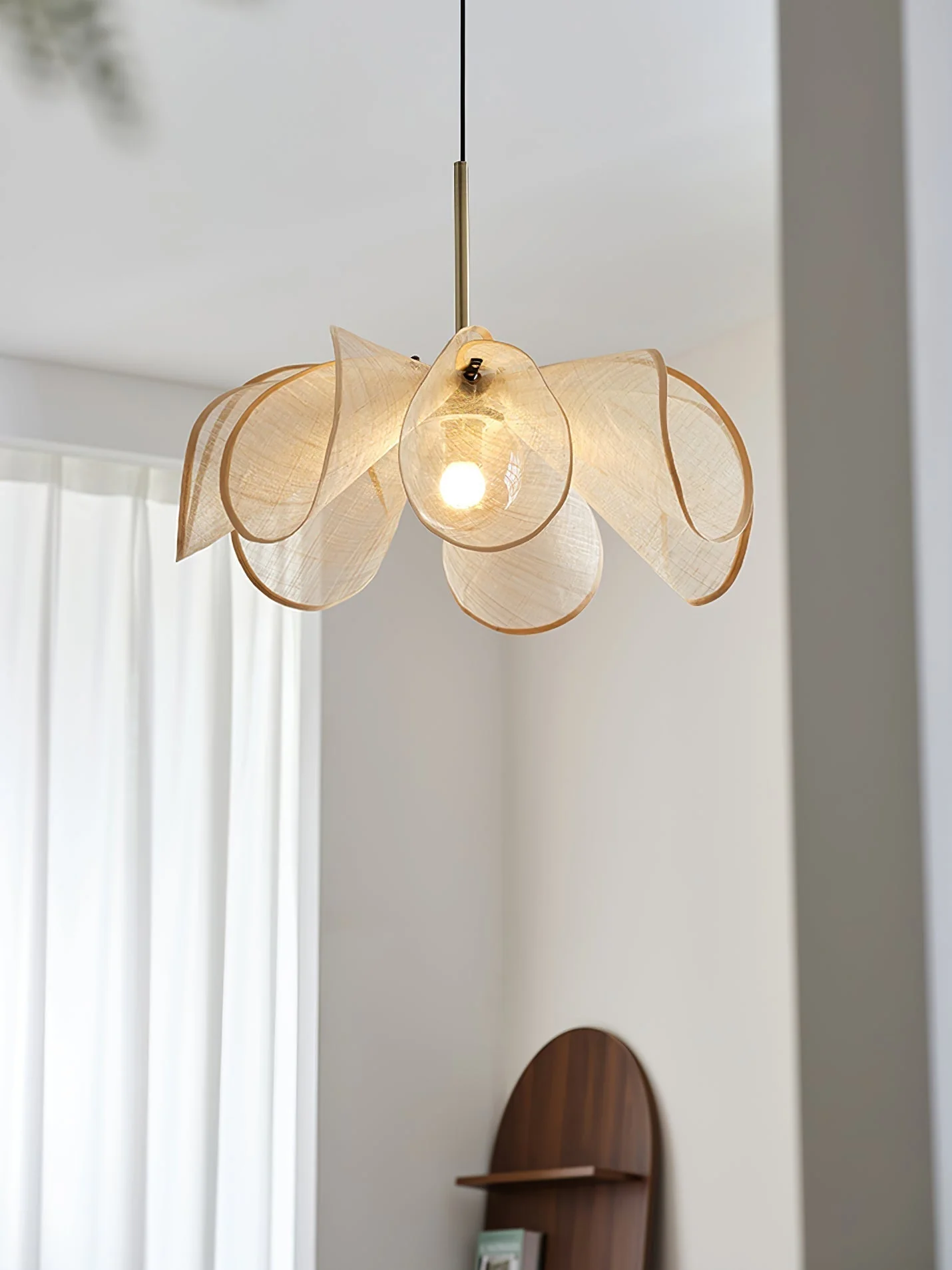 Elowe Abaca Fiber Pendant Lamp - Image 14
