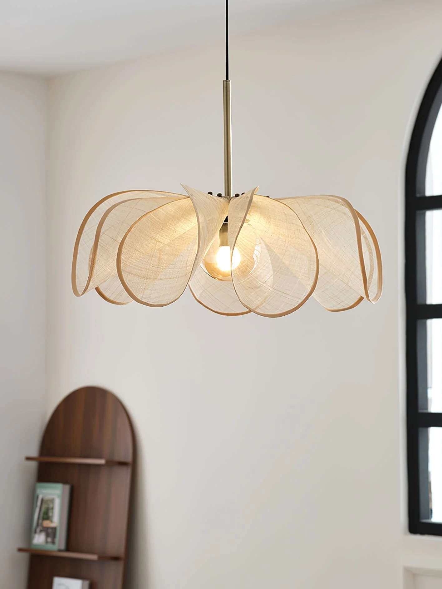Elowe Abaca Fiber Pendant Lamp - Image 2