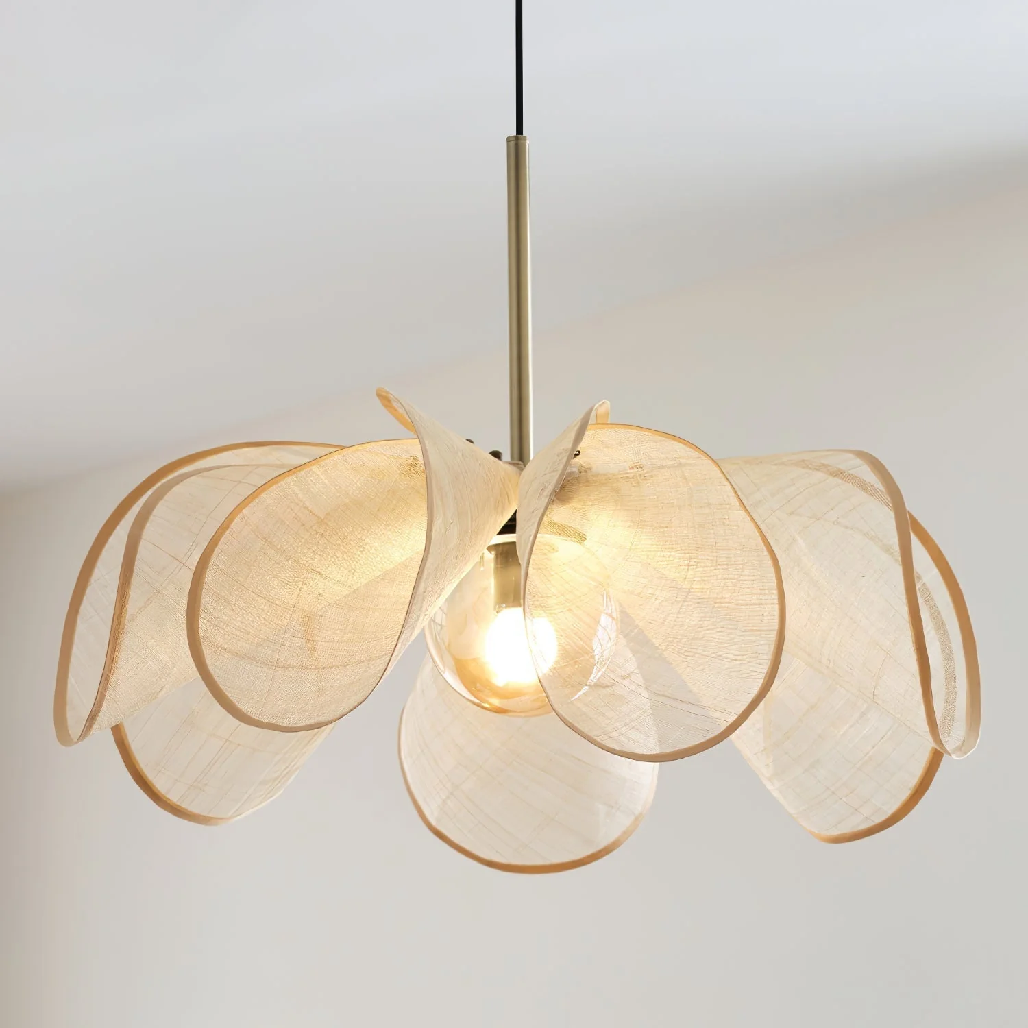 Elowe Abaca Fiber Pendant Lamp - Image 4