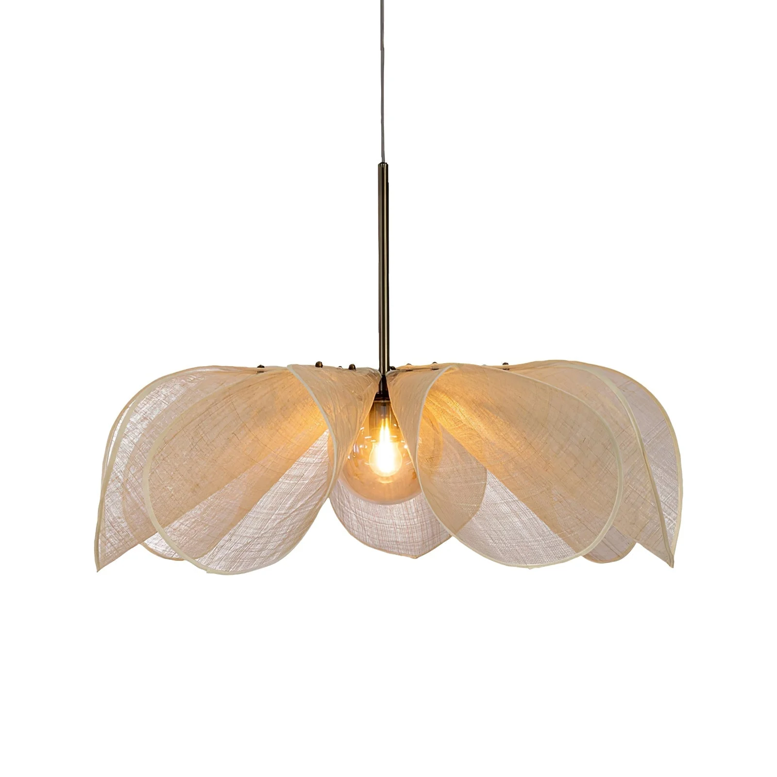 Elowe Abaca Fiber Pendant Lamp - Image 6