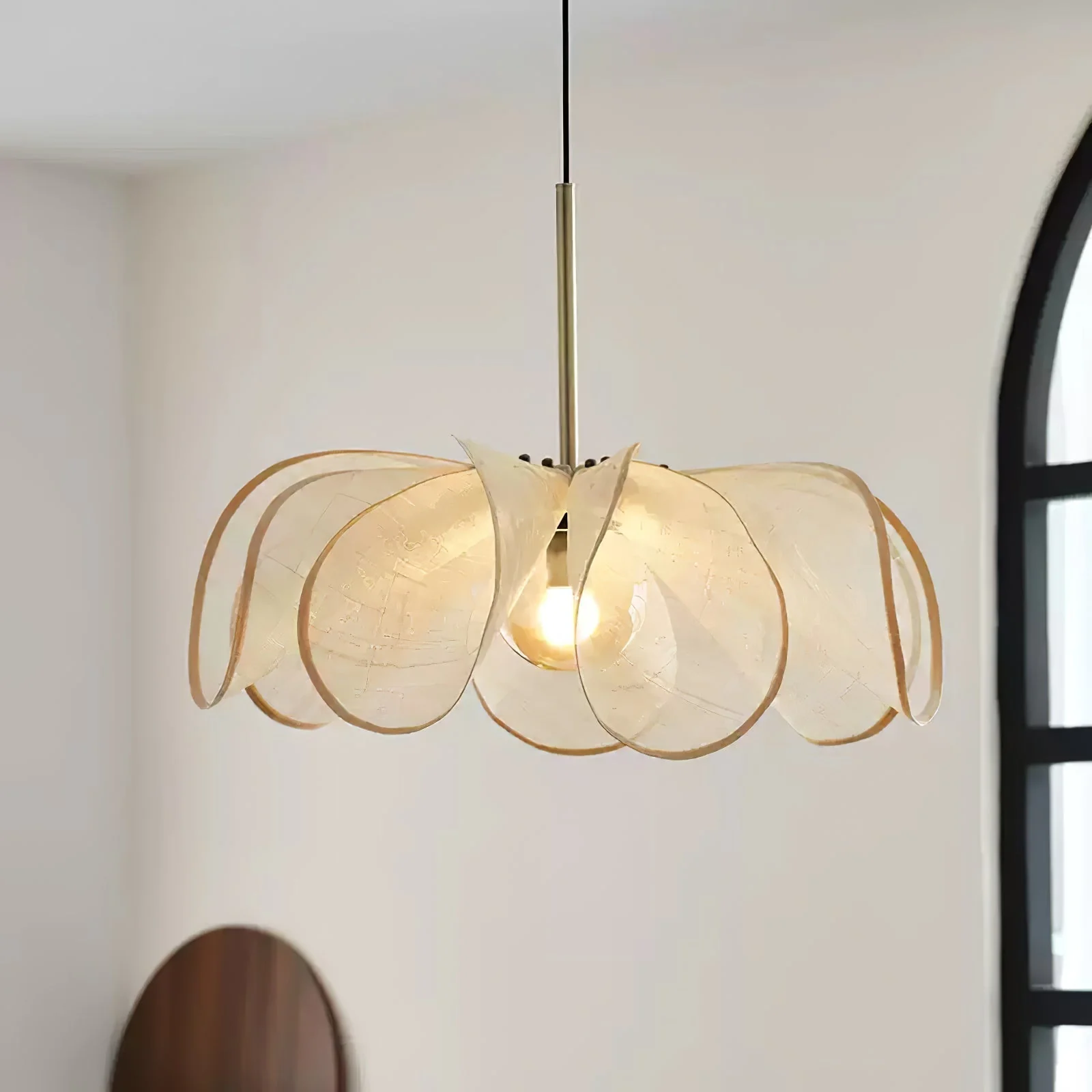 Elowe Abaca Fiber Pendant Lamp - Image 7