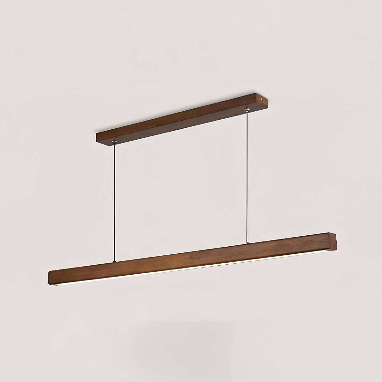 Elowen Linear Minimalist Wood Pendant Light - Image 19