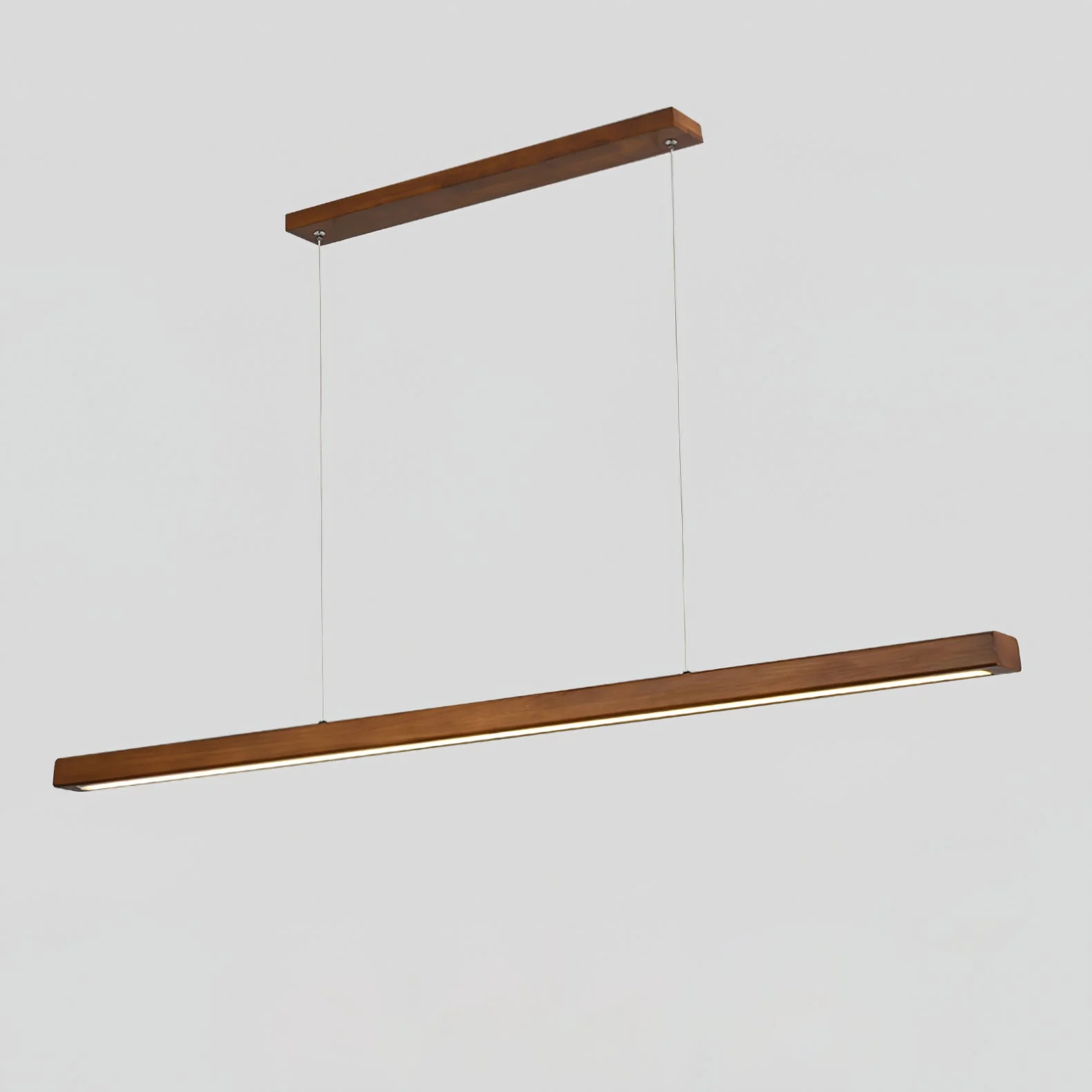 Elowen Linear Minimalist Wood Pendant Light - Image 20
