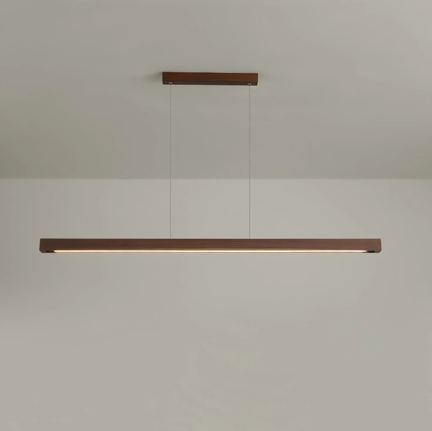 Elowen Linear Minimalist Wood Pendant Light - Image 25