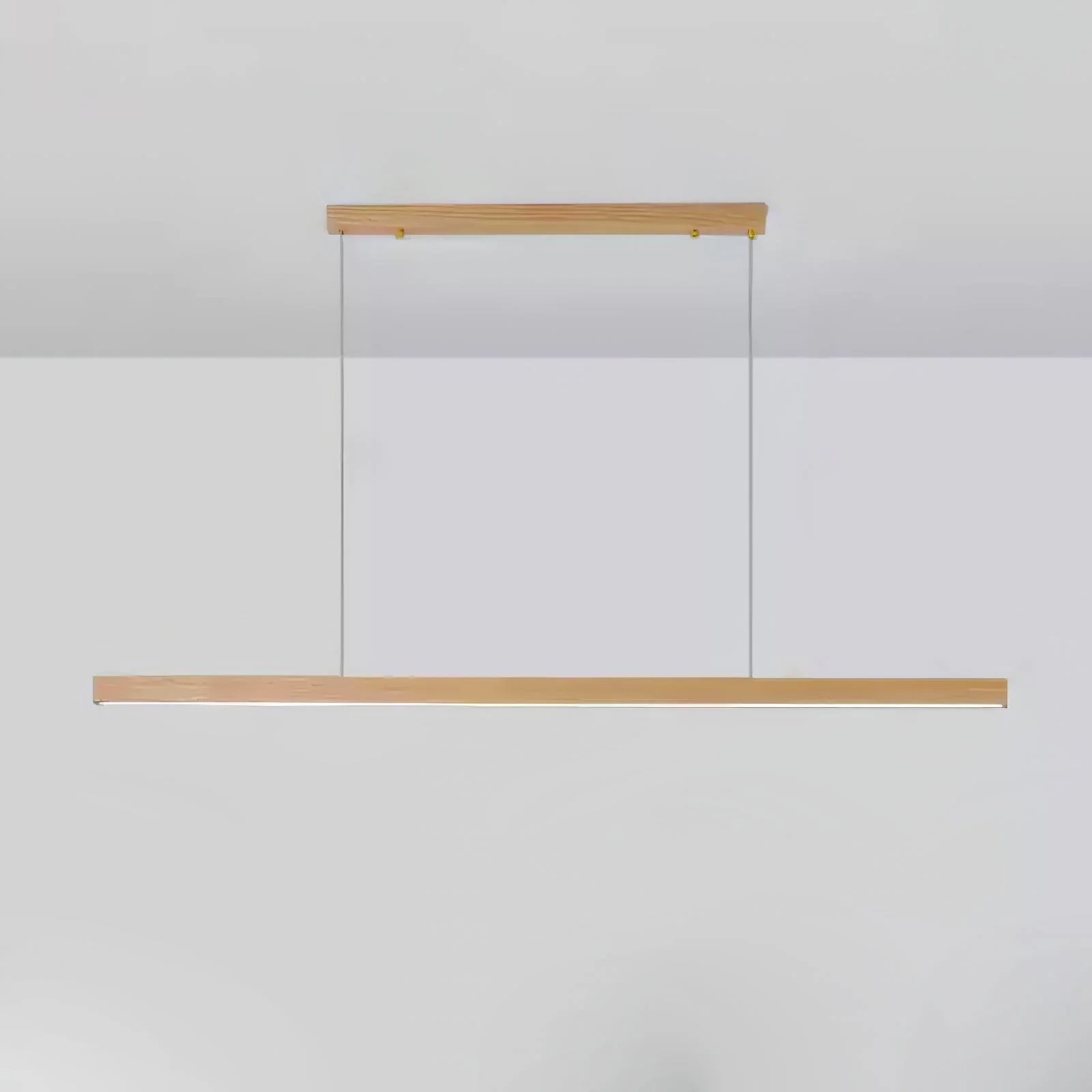 Elowen Linear Minimalist Wood Pendant Light - Image 31