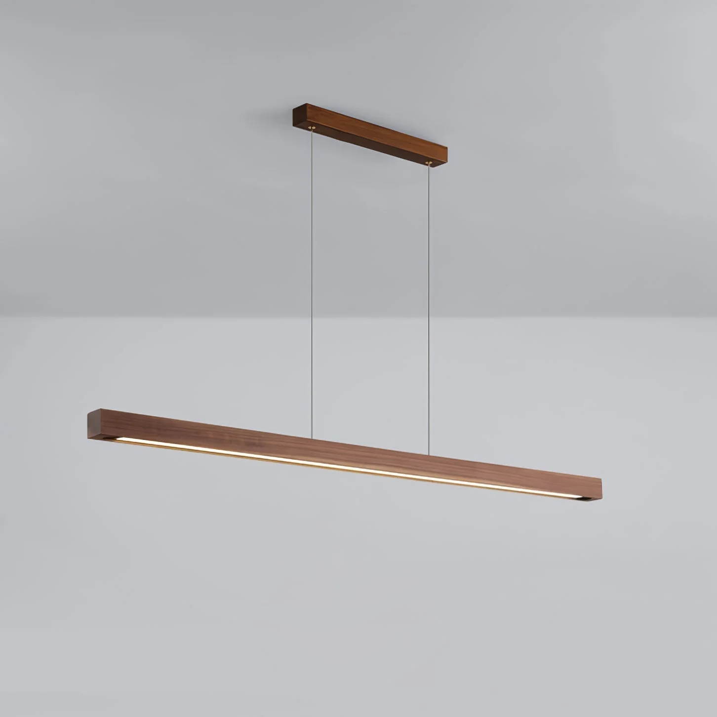 Elowen Linear Minimalist Wood Pendant Light - Image 57