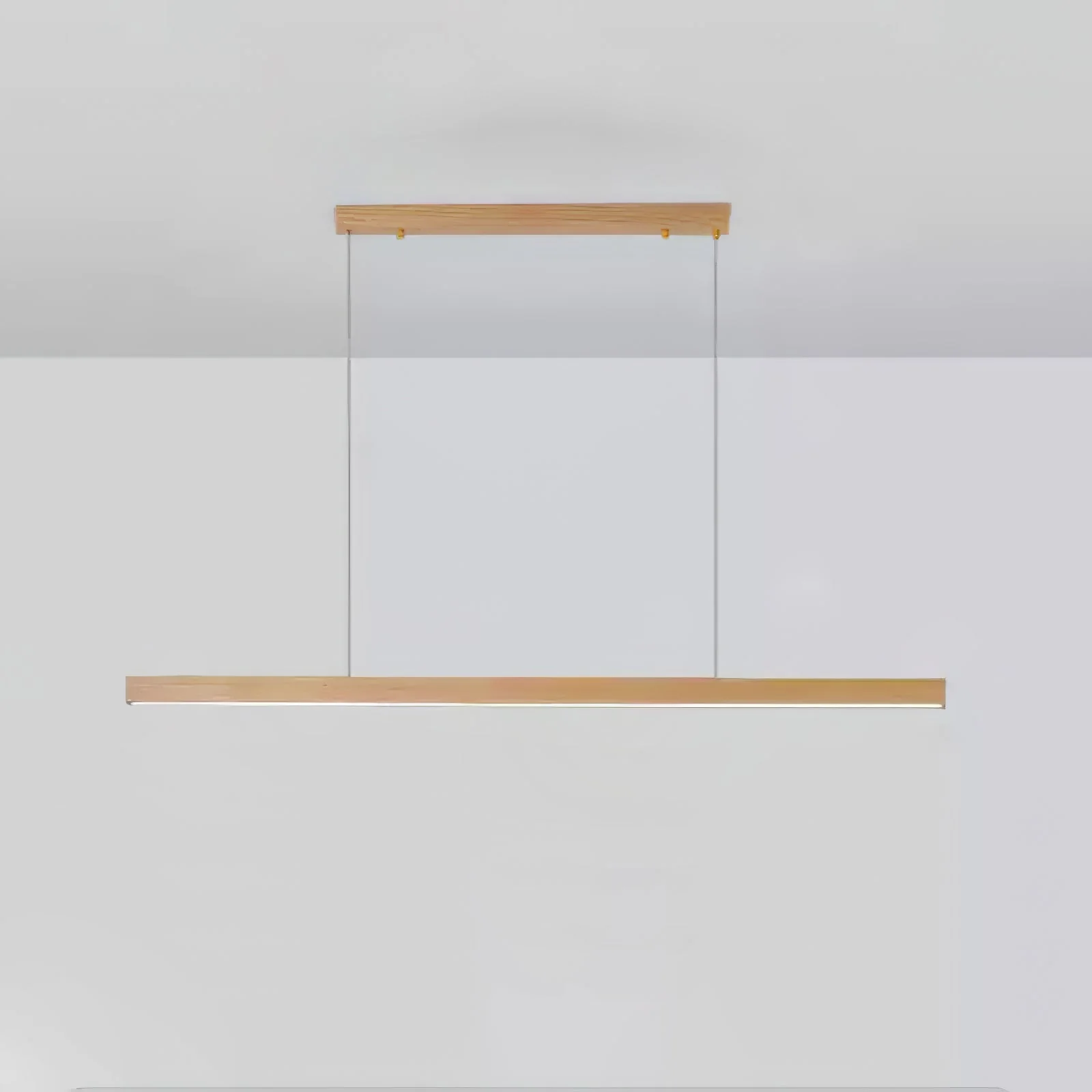 Elowen Linear Minimalist Wood Pendant Light - Image 58
