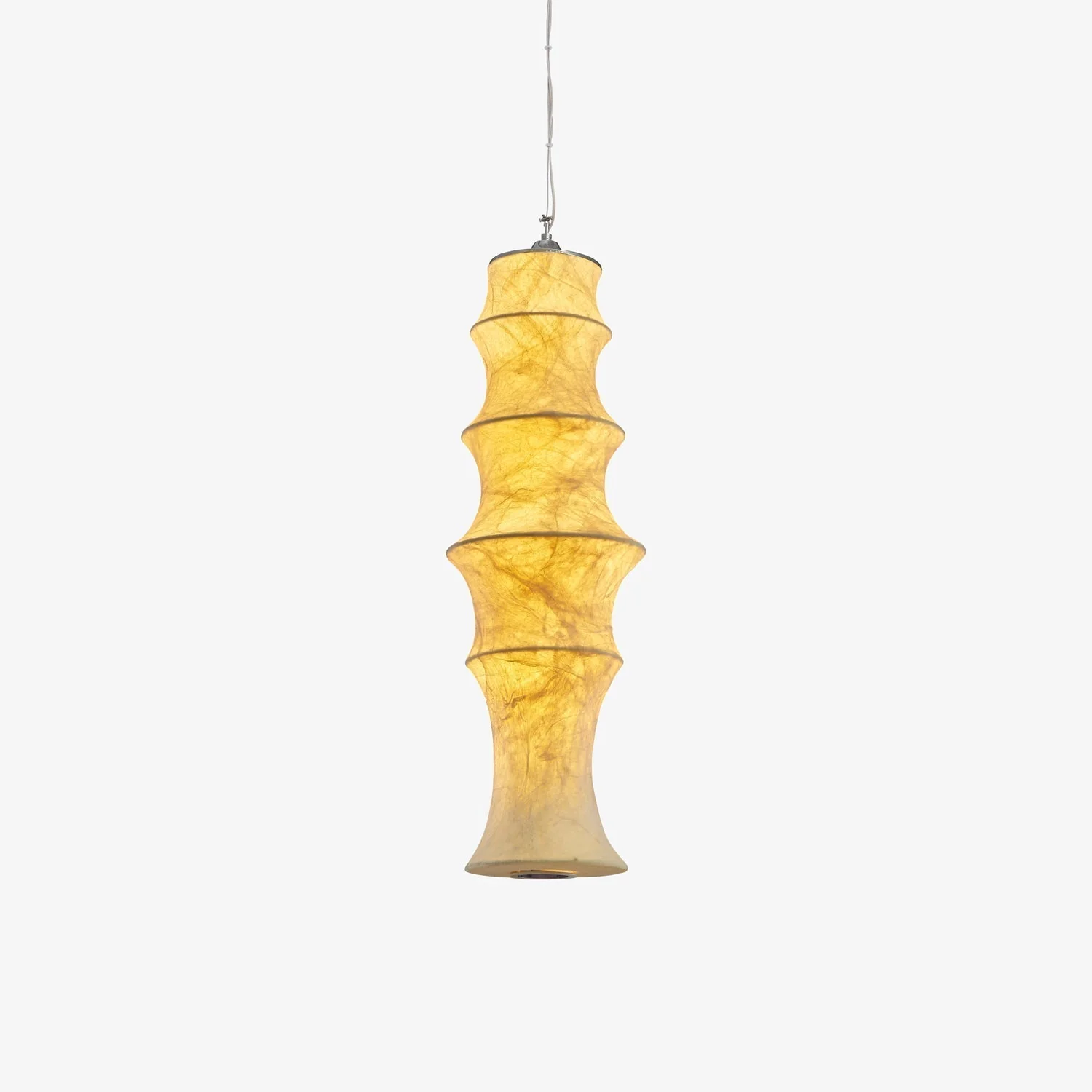 Elraeor Layered Mulberry Silk Pendant Light - Image 14