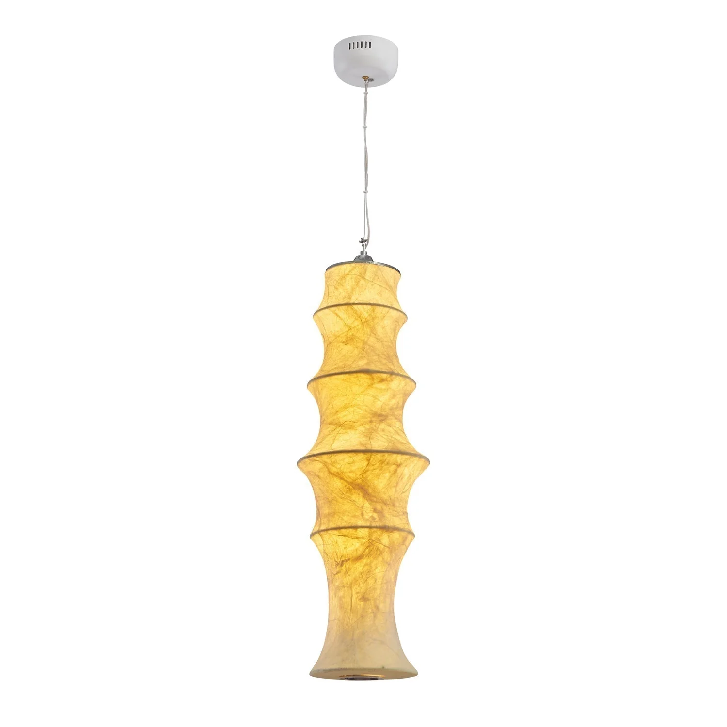 Elraeor Layered Mulberry Silk Pendant Light - Image 16