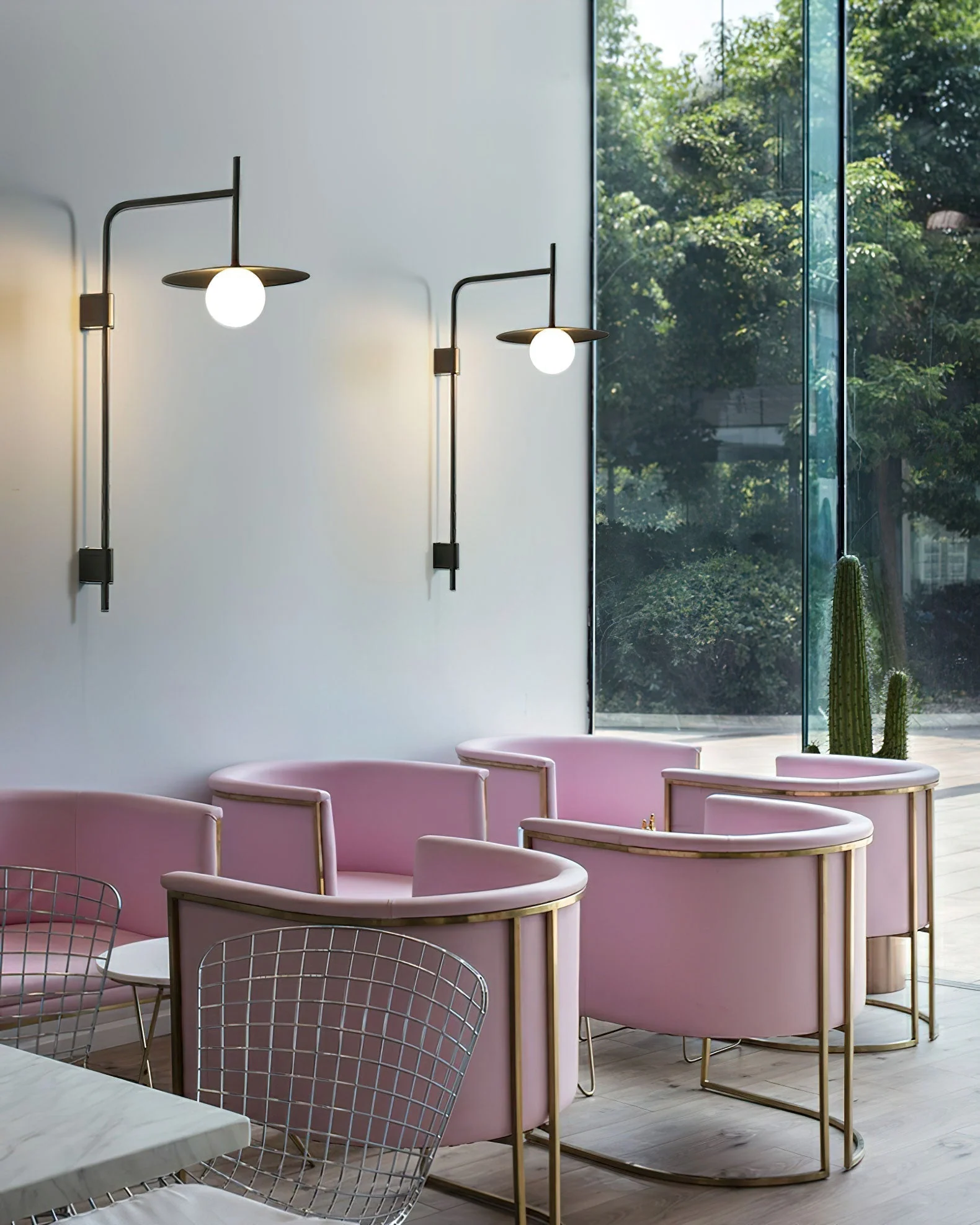 Elsie Wall Light Modern Minimalist Glass - Image 11