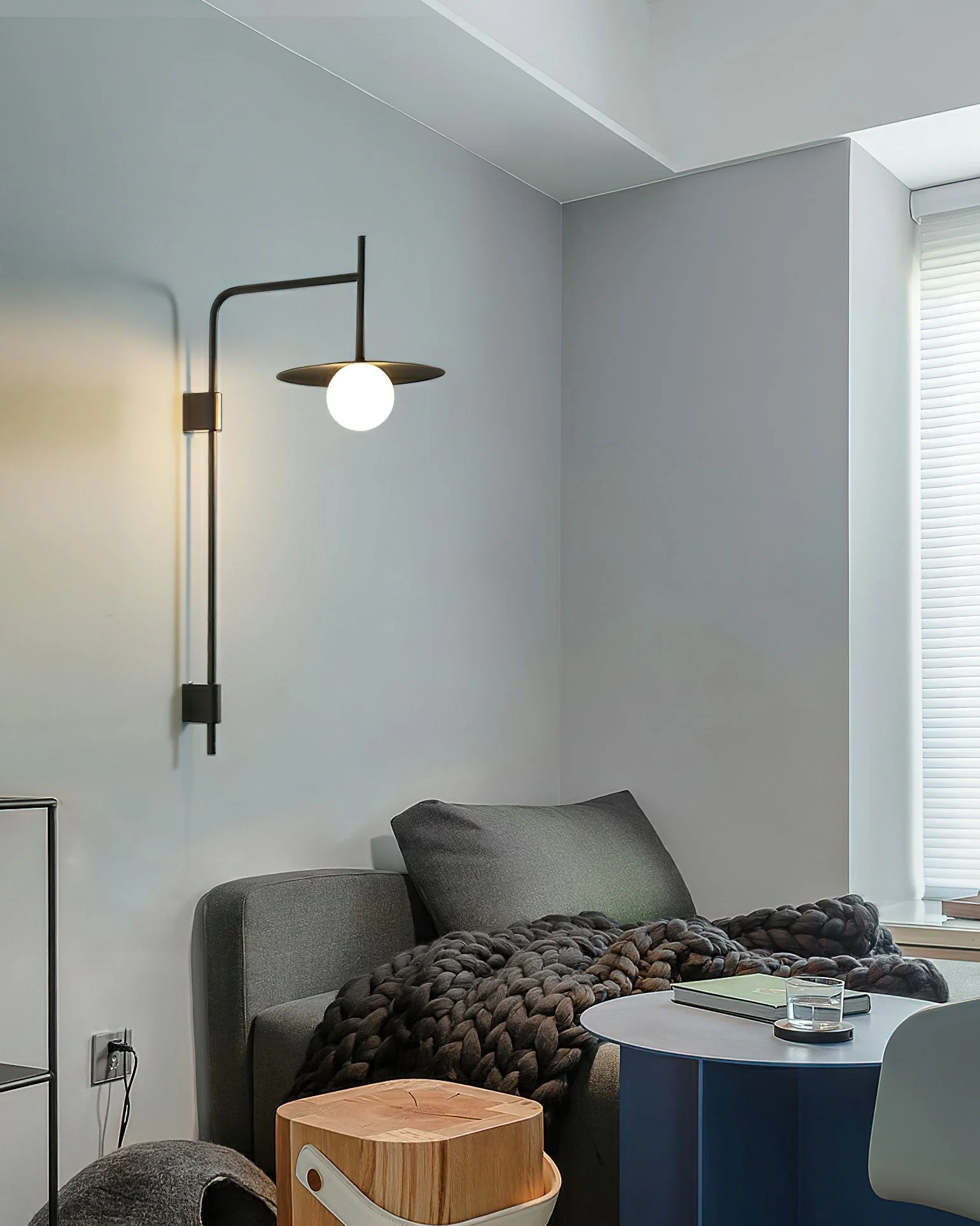 Elsie Wall Light Modern Minimalist Glass - Image 14