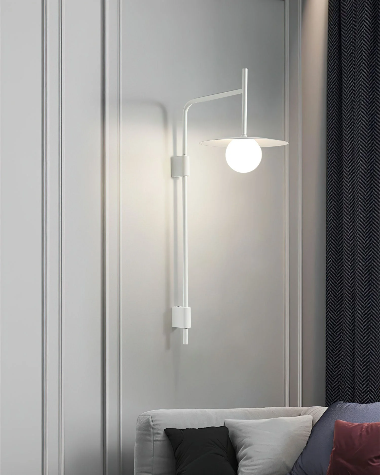 Elsie Wall Light Modern Minimalist Glass - Image 17