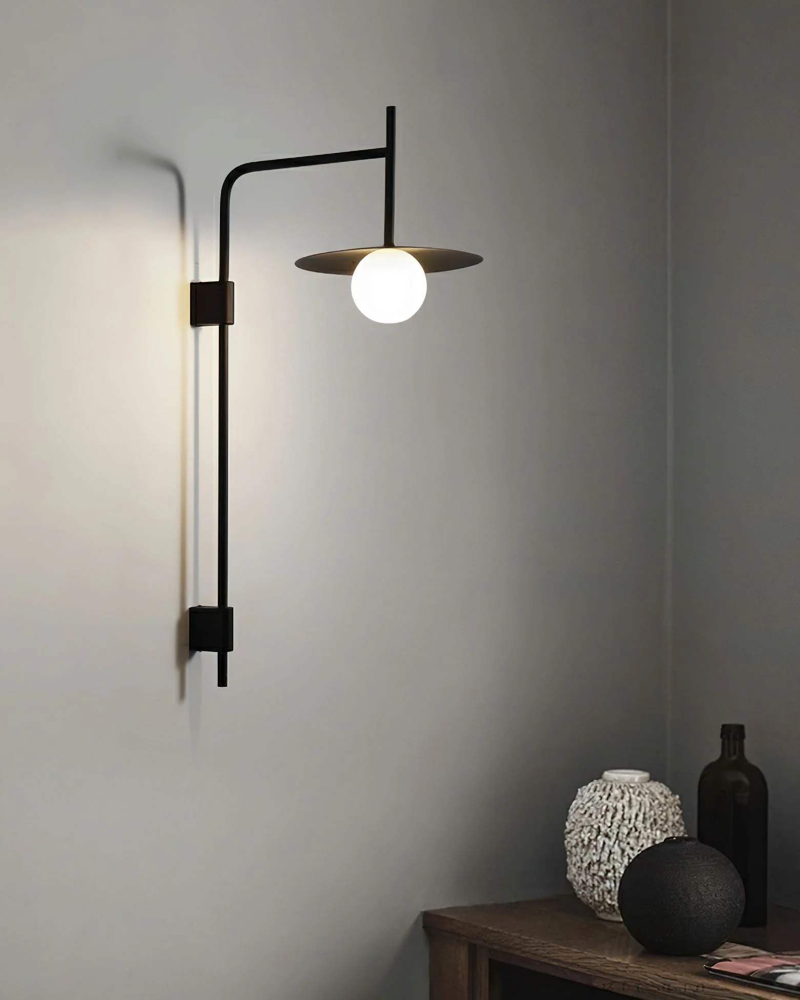 Elsie Wall Light Modern Minimalist Glass - Image 21