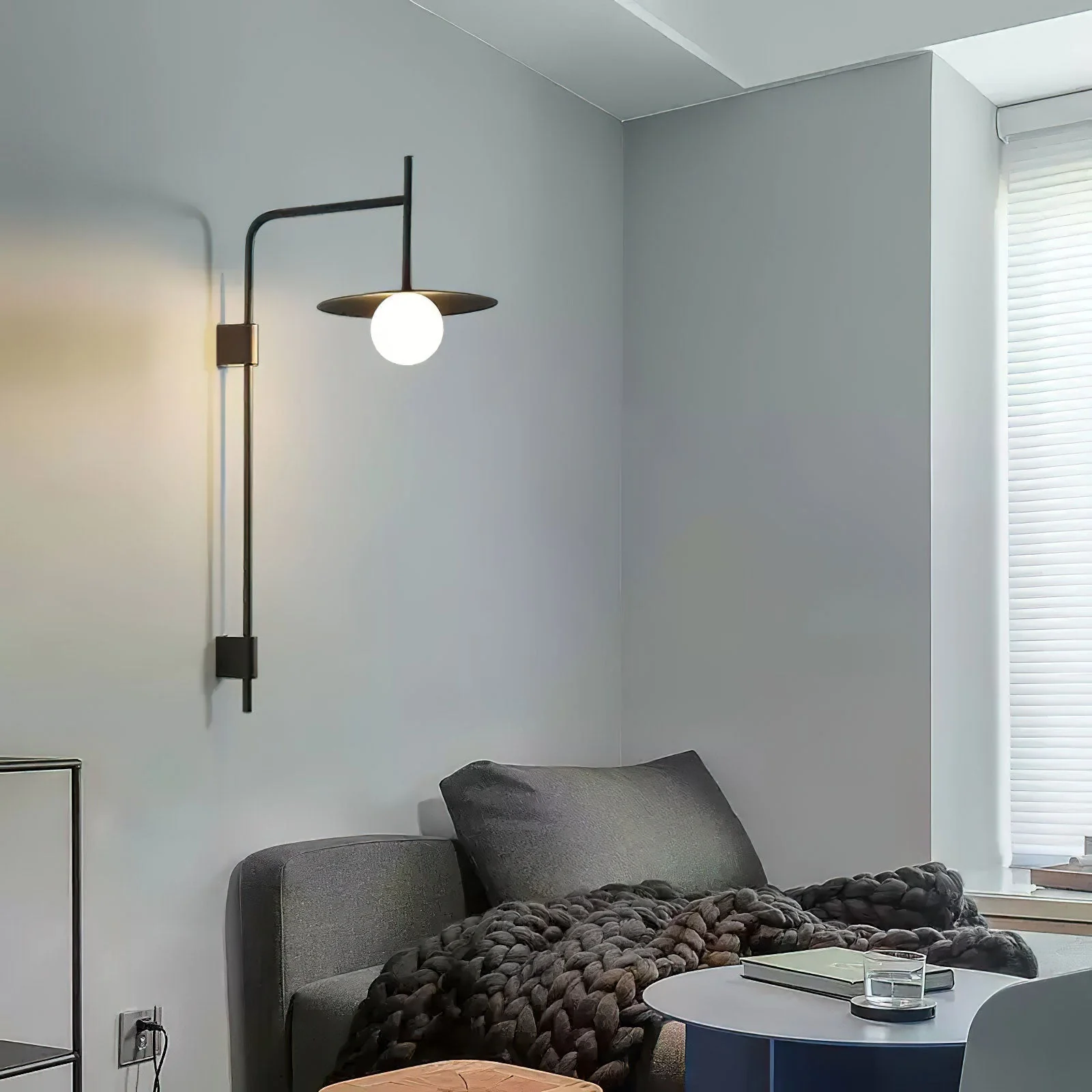 Elsie Wall Light Modern Minimalist Glass - Image 4