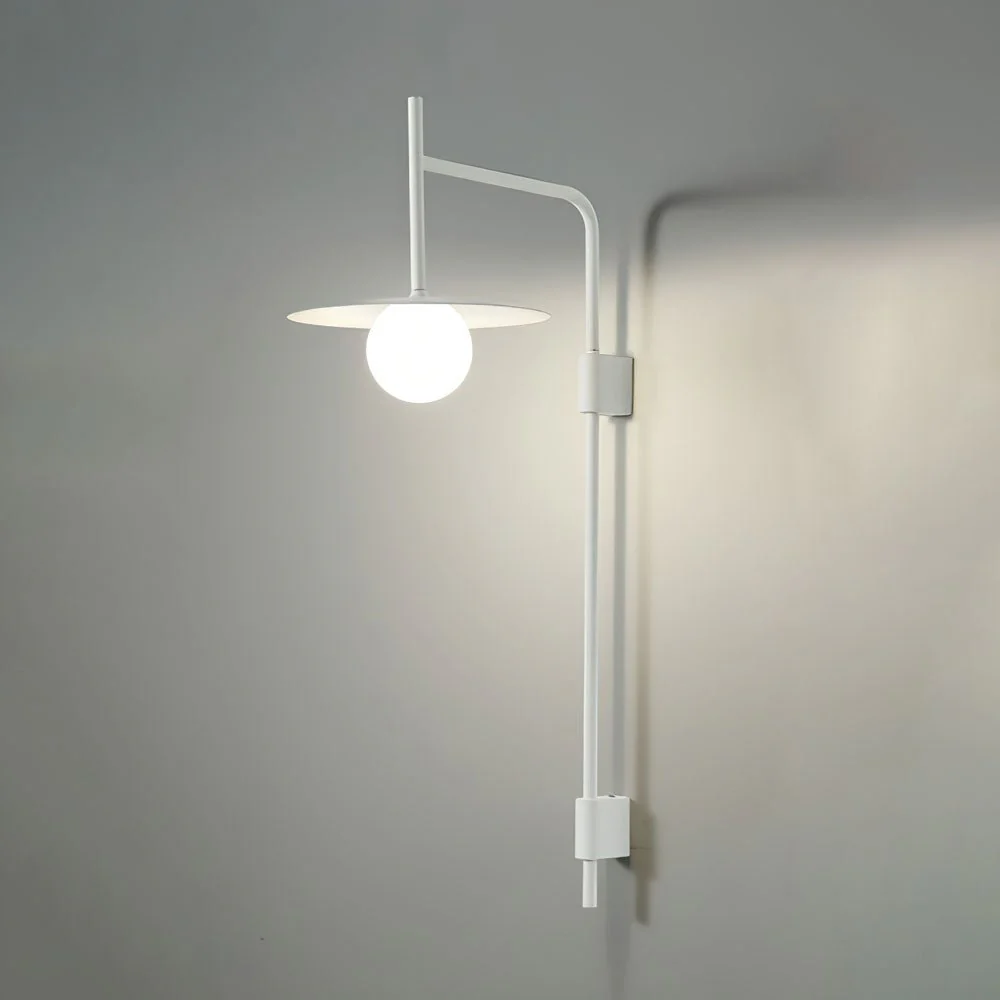Elsie Wall Light Modern Minimalist Glass - Image 5