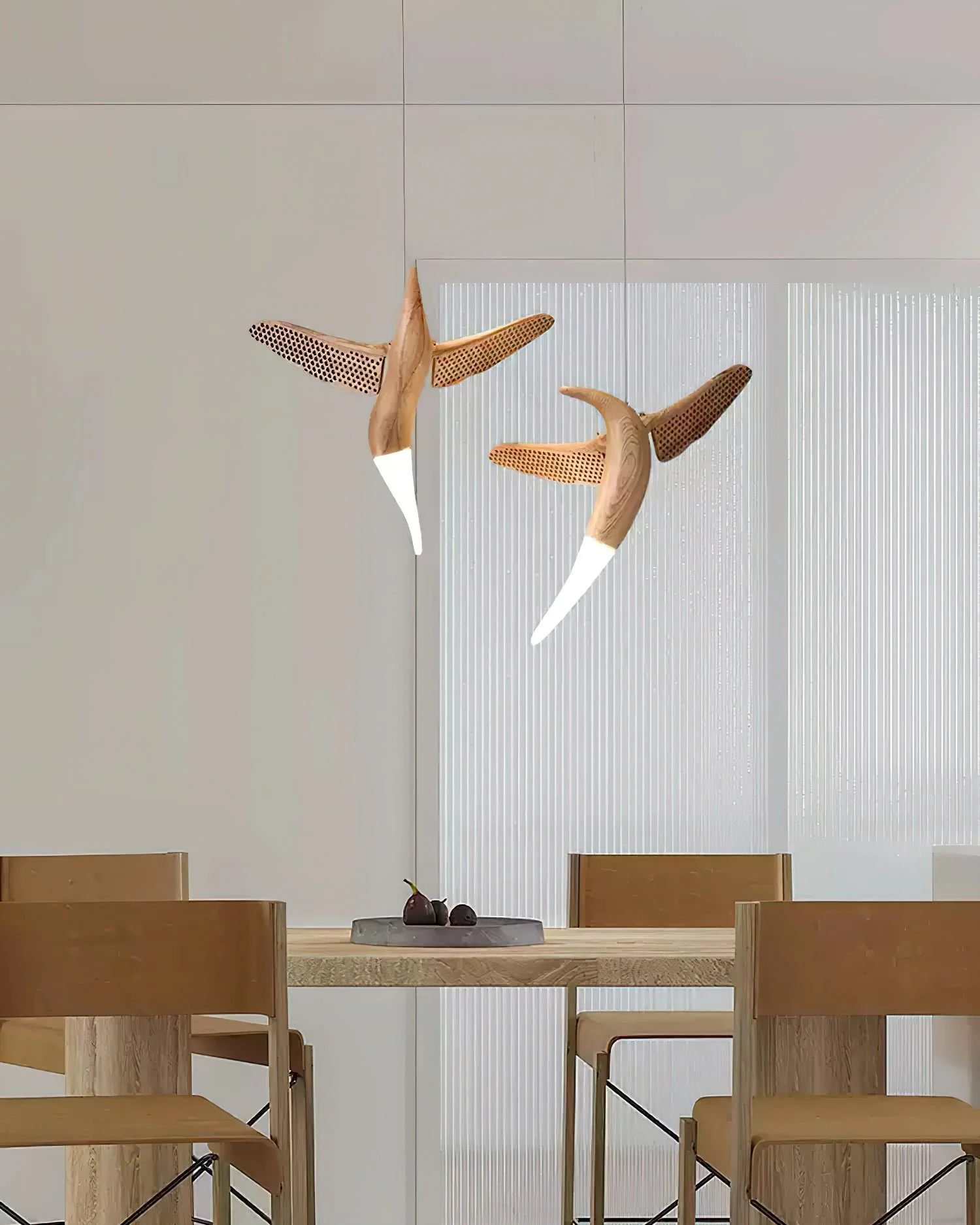 Elsilor Avian-Inspired Wood Pendant Light - Image 4