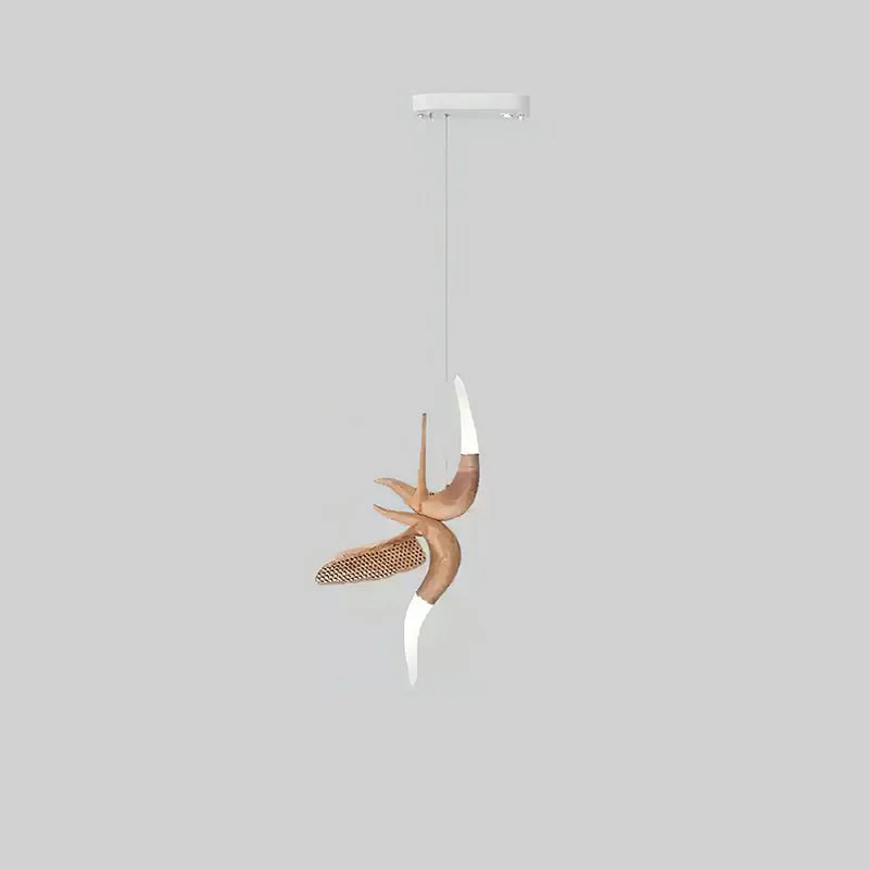 Elsilor Avian-Inspired Wood Pendant Light - Image 45