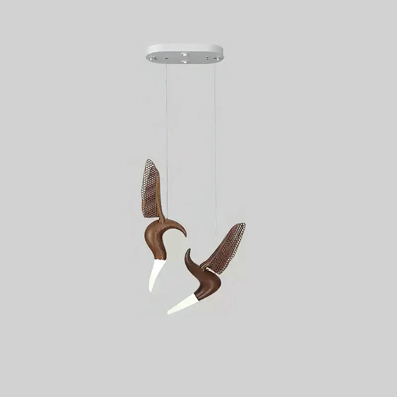 Elsilor Avian-Inspired Wood Pendant Light - Image 59