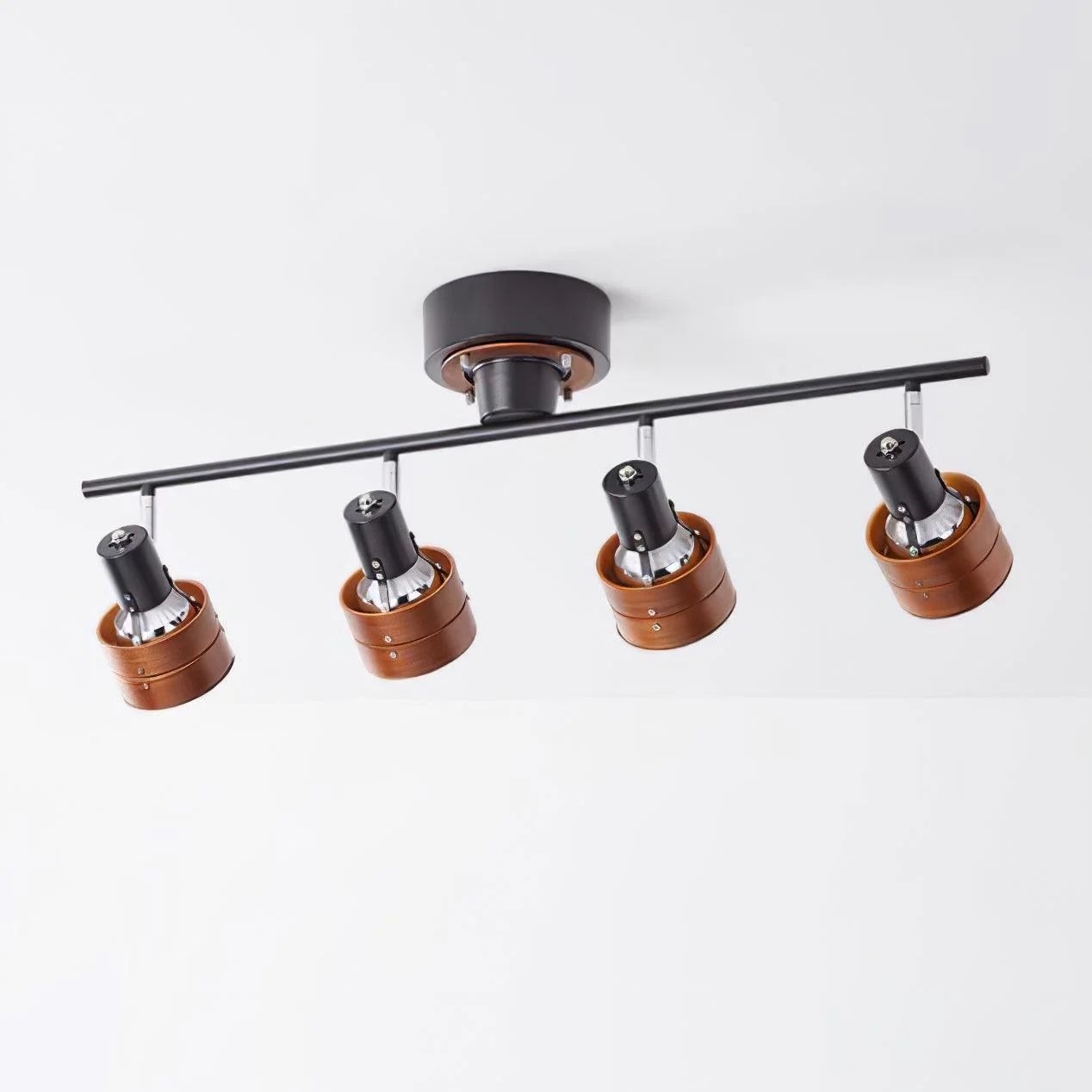 Elsorila Elegance Adjustable Spot Wooden Ceiling Lamp - Image 10