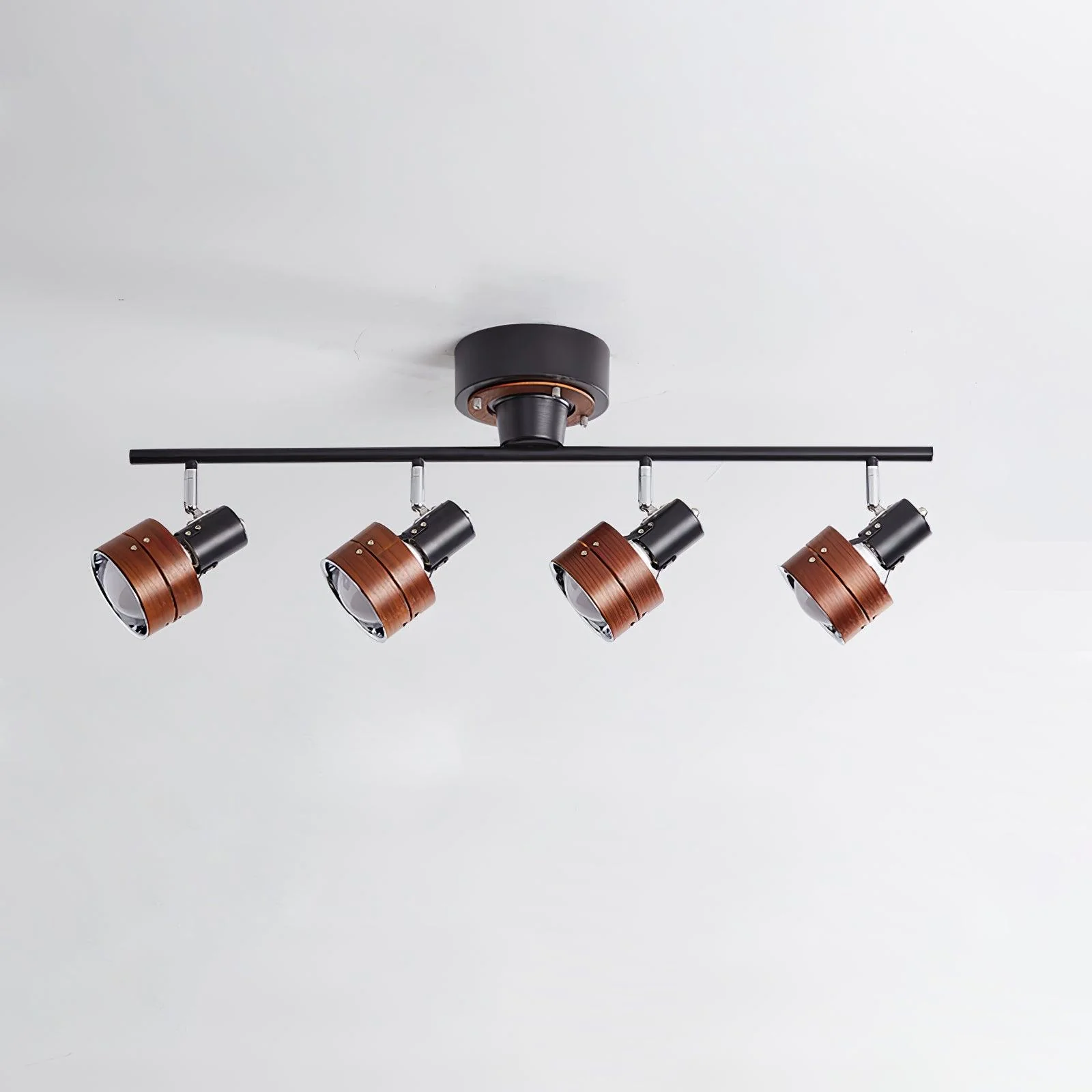 Elsorila Elegance Adjustable Spot Wooden Ceiling Lamp - Image 34