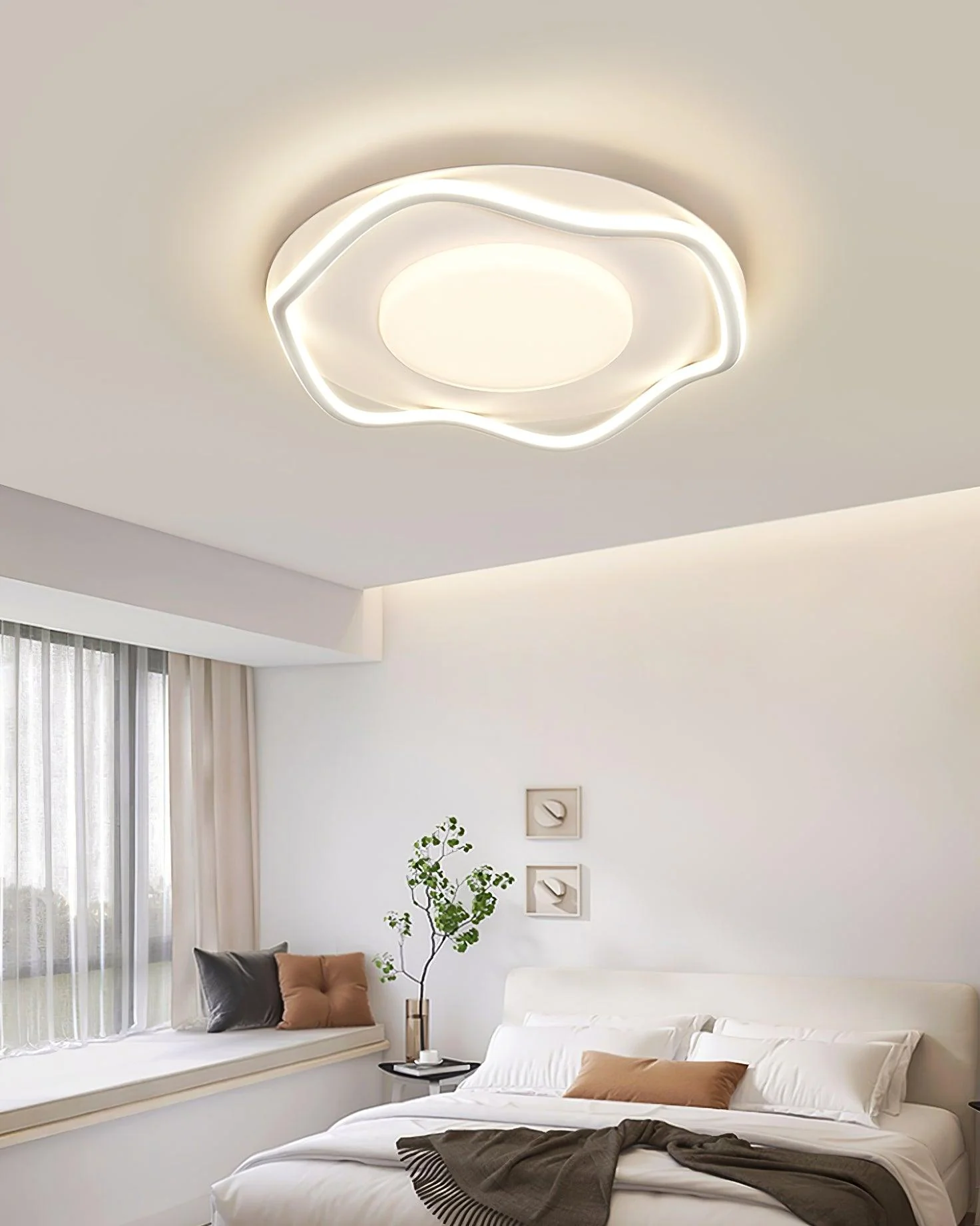 Elvenos Minimalist Cloud Shape Ceiling Lamp - Image 19