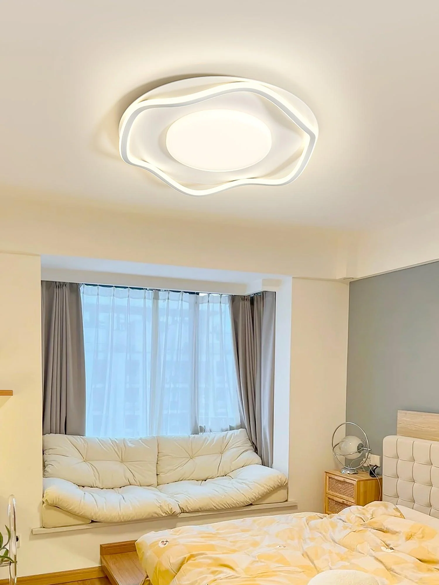Elvenos Minimalist Cloud Shape Ceiling Lamp - Image 25