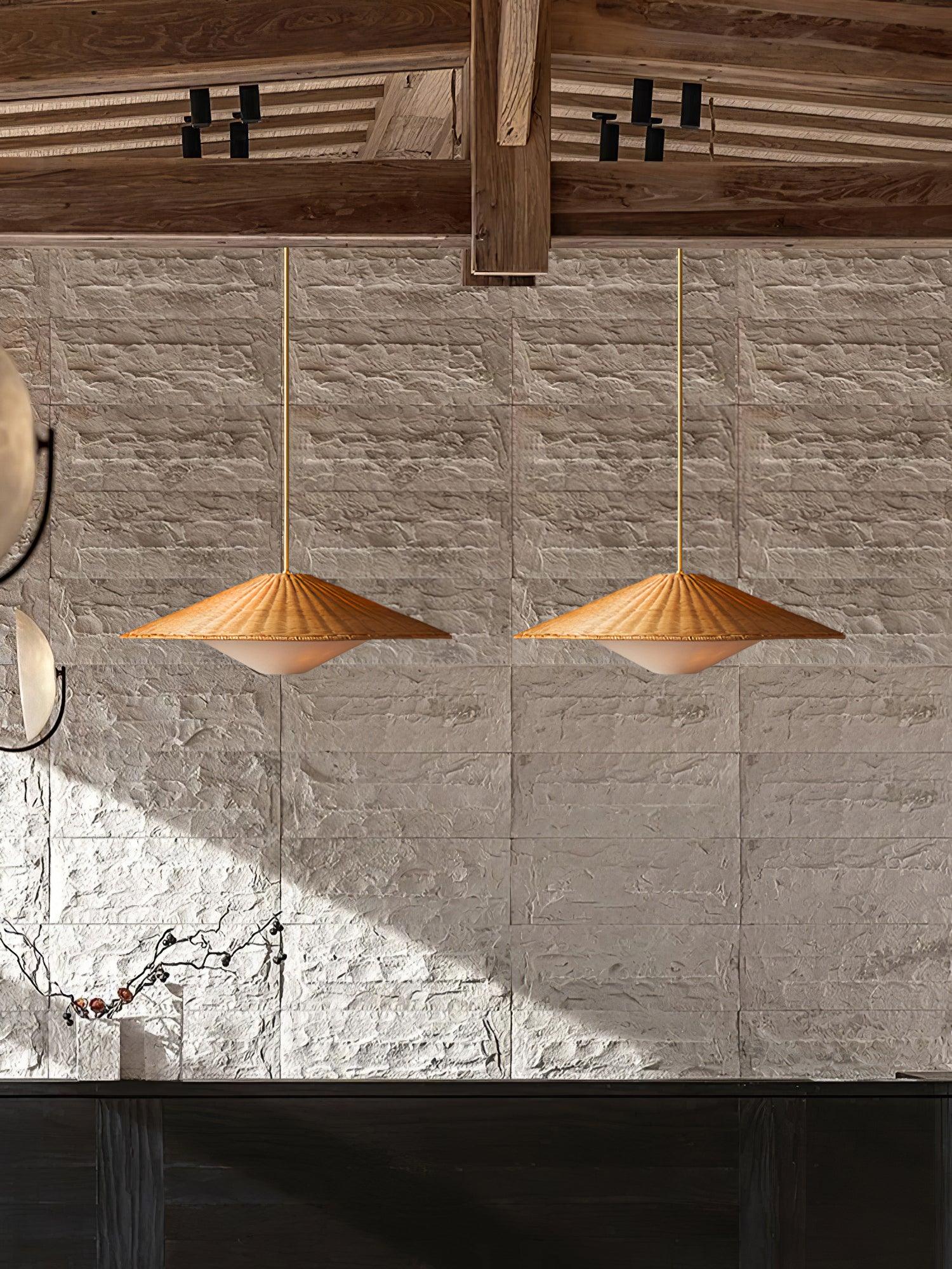 Elysiave Rattan Minimalistic Pendant Light - Image 12