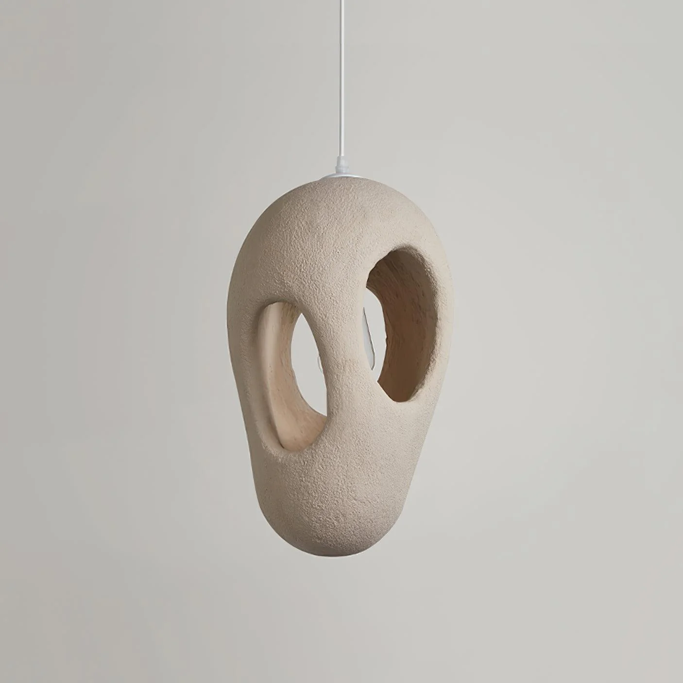 Elysire Beige Artistic Pendant Lamp - Image 15
