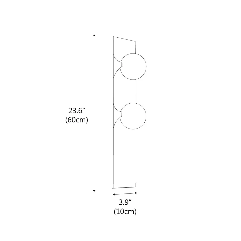 Ember Line Modern Brass Wall Light - Image 4
