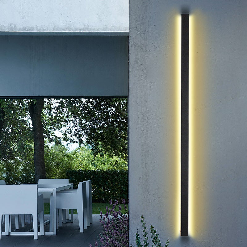 Emma Linear Modern Outdoor Wall Lights - Image 5