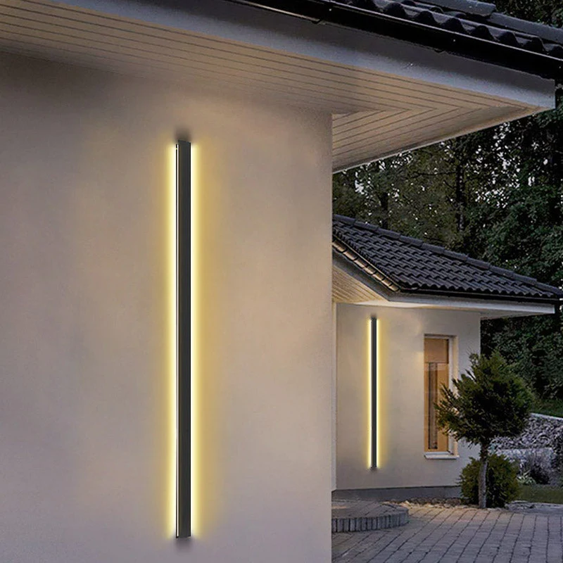 Emma Linear Modern Outdoor Wall Lights - Image 7