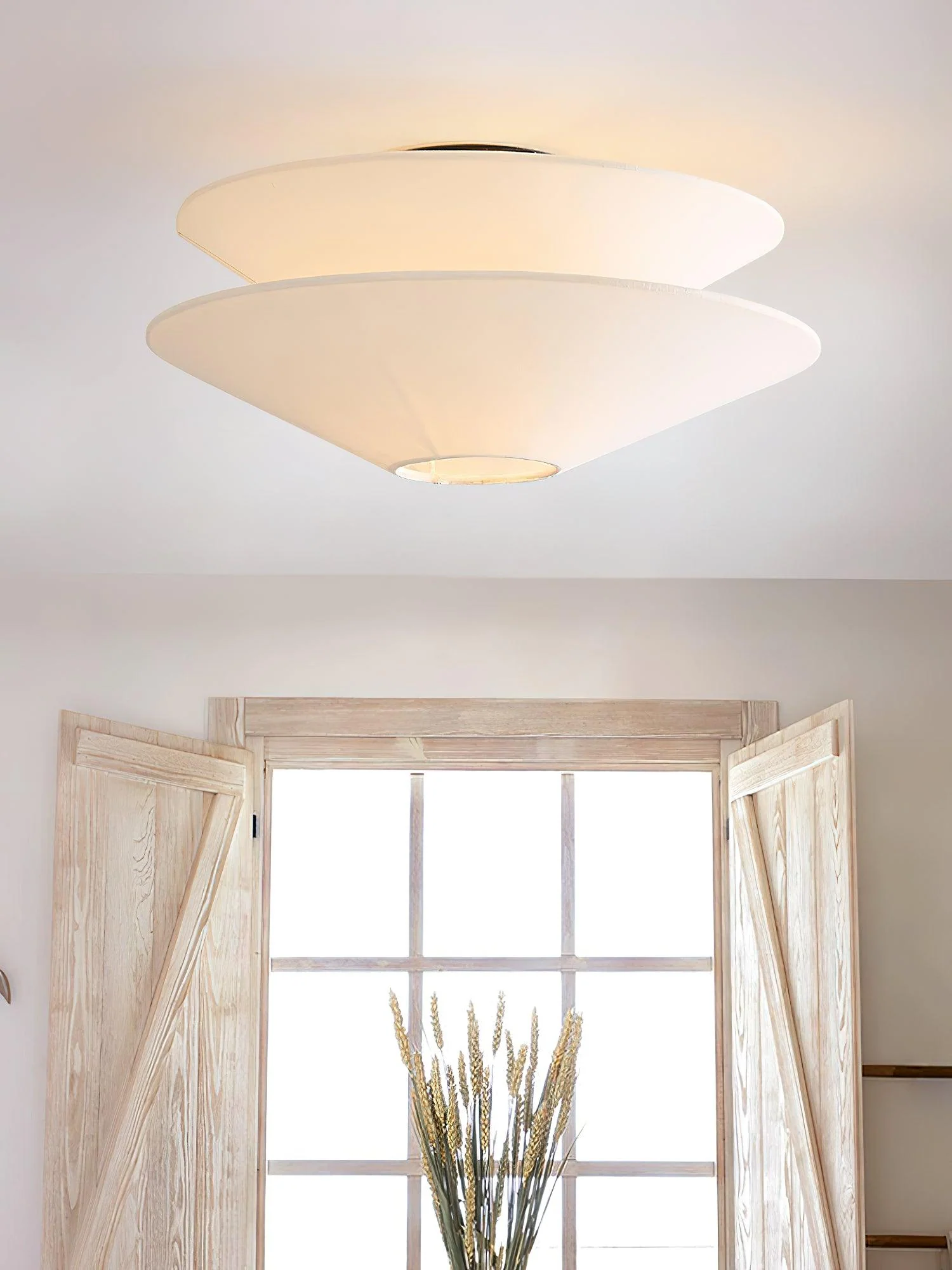 Eon Nordic Art Fabric Flushmount Ceiling Light - Image 27