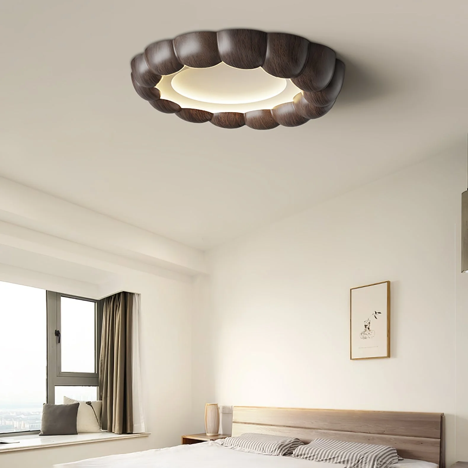 Eraeiel Traditional Elegance Ripple Ceiling Lamp - Image 15