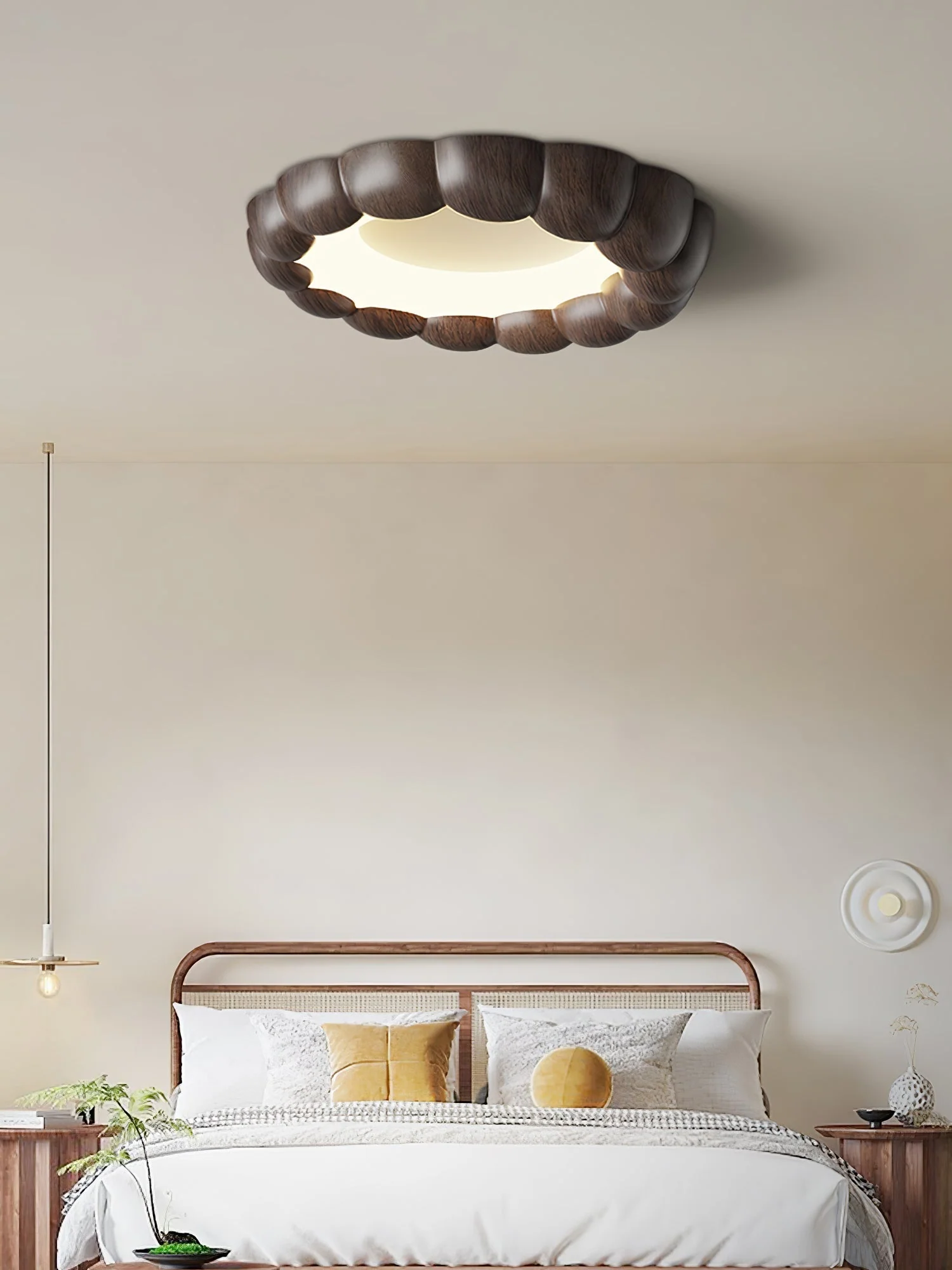 Eraeiel Traditional Elegance Ripple Ceiling Lamp - Image 17