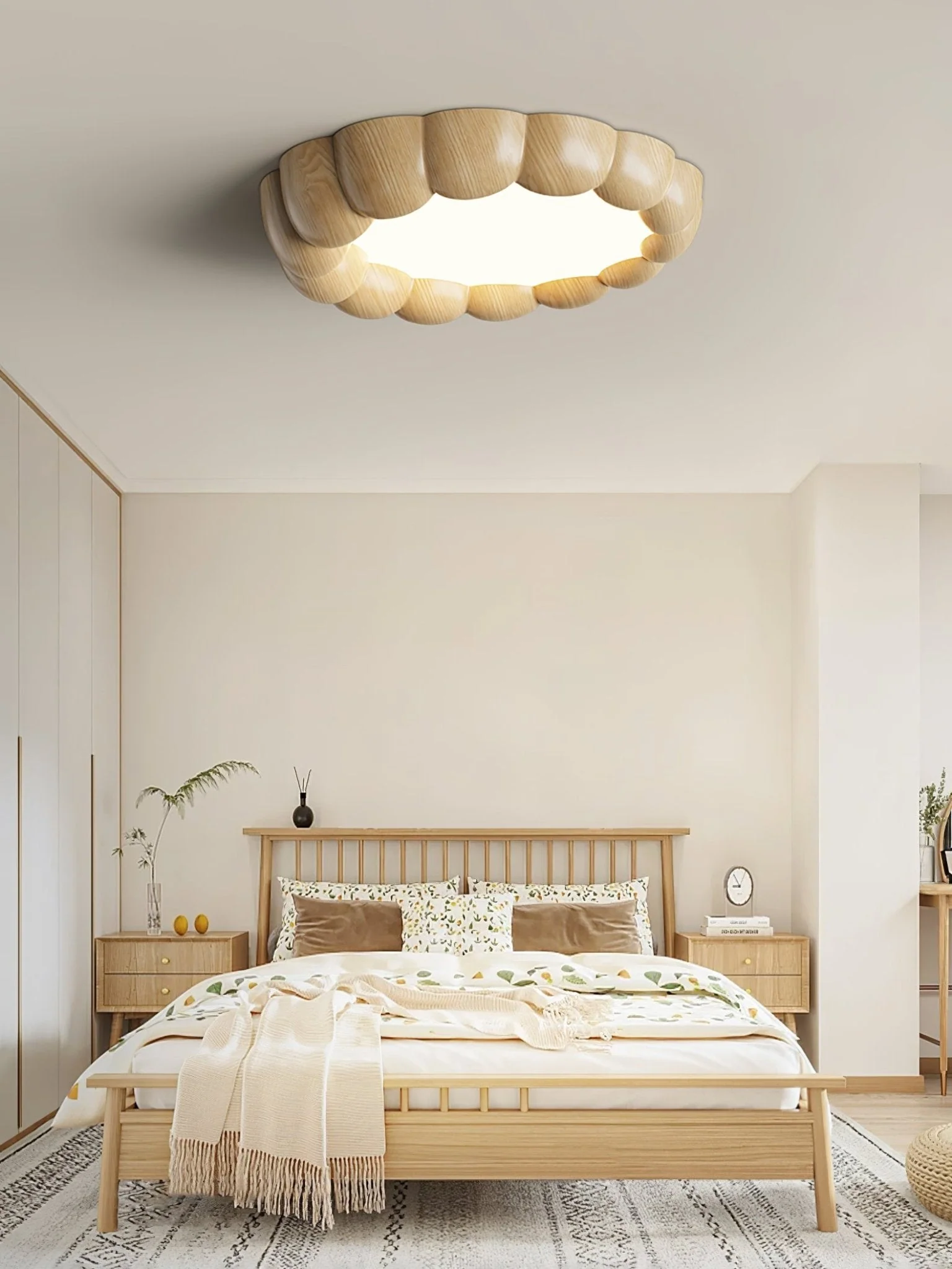 Eraeiel Traditional Elegance Ripple Ceiling Lamp - Image 20