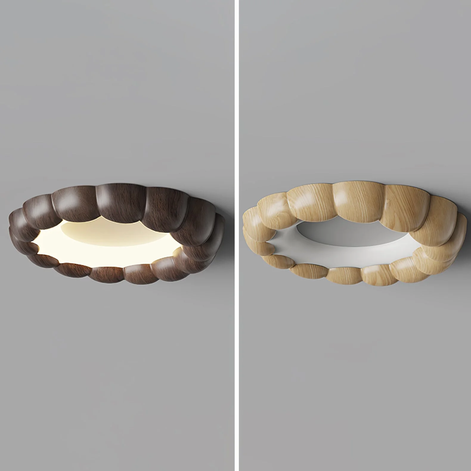 Eraeiel Traditional Elegance Ripple Ceiling Lamp - Image 22
