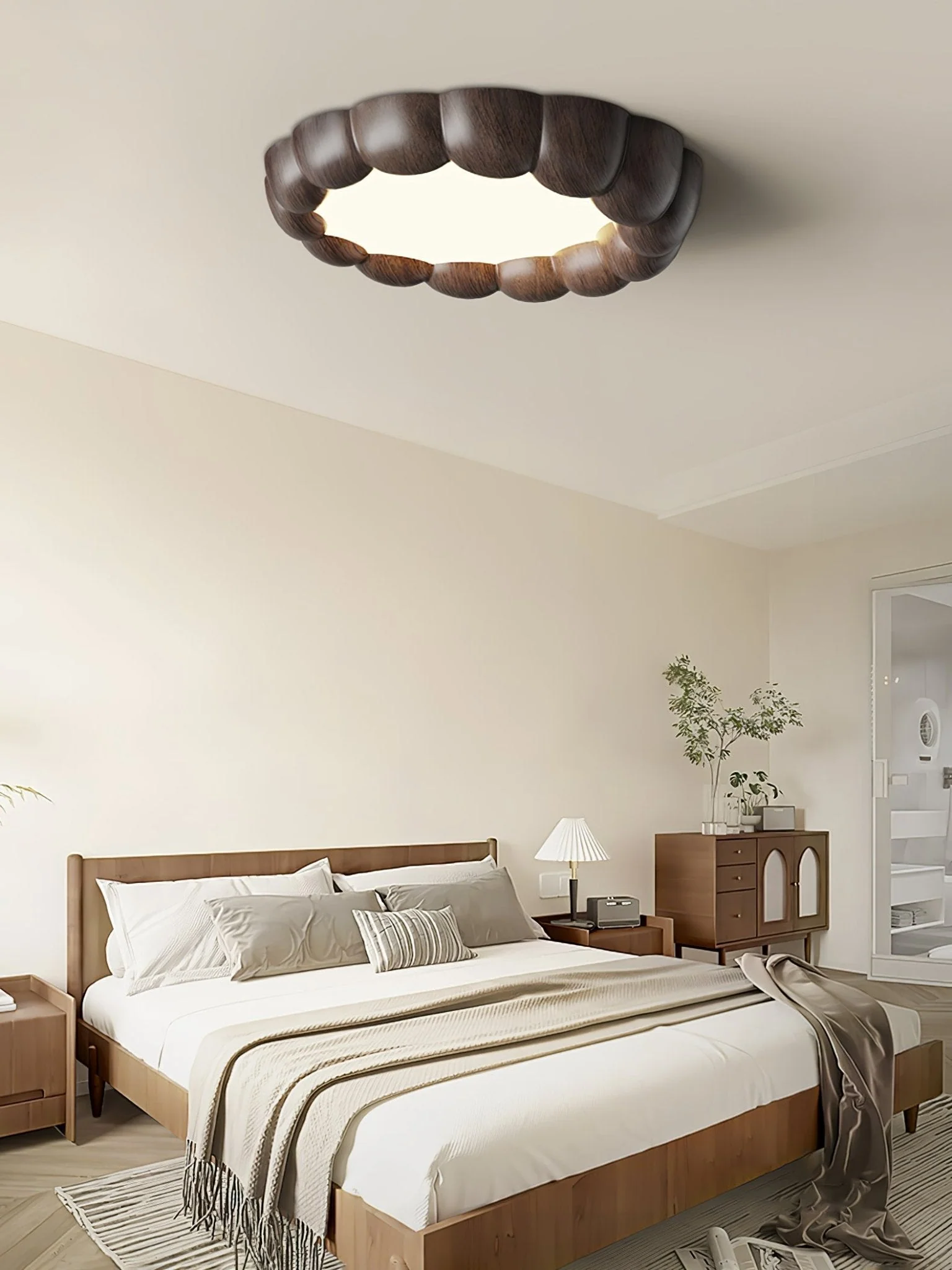 Eraeiel Traditional Elegance Ripple Ceiling Lamp - Image 24