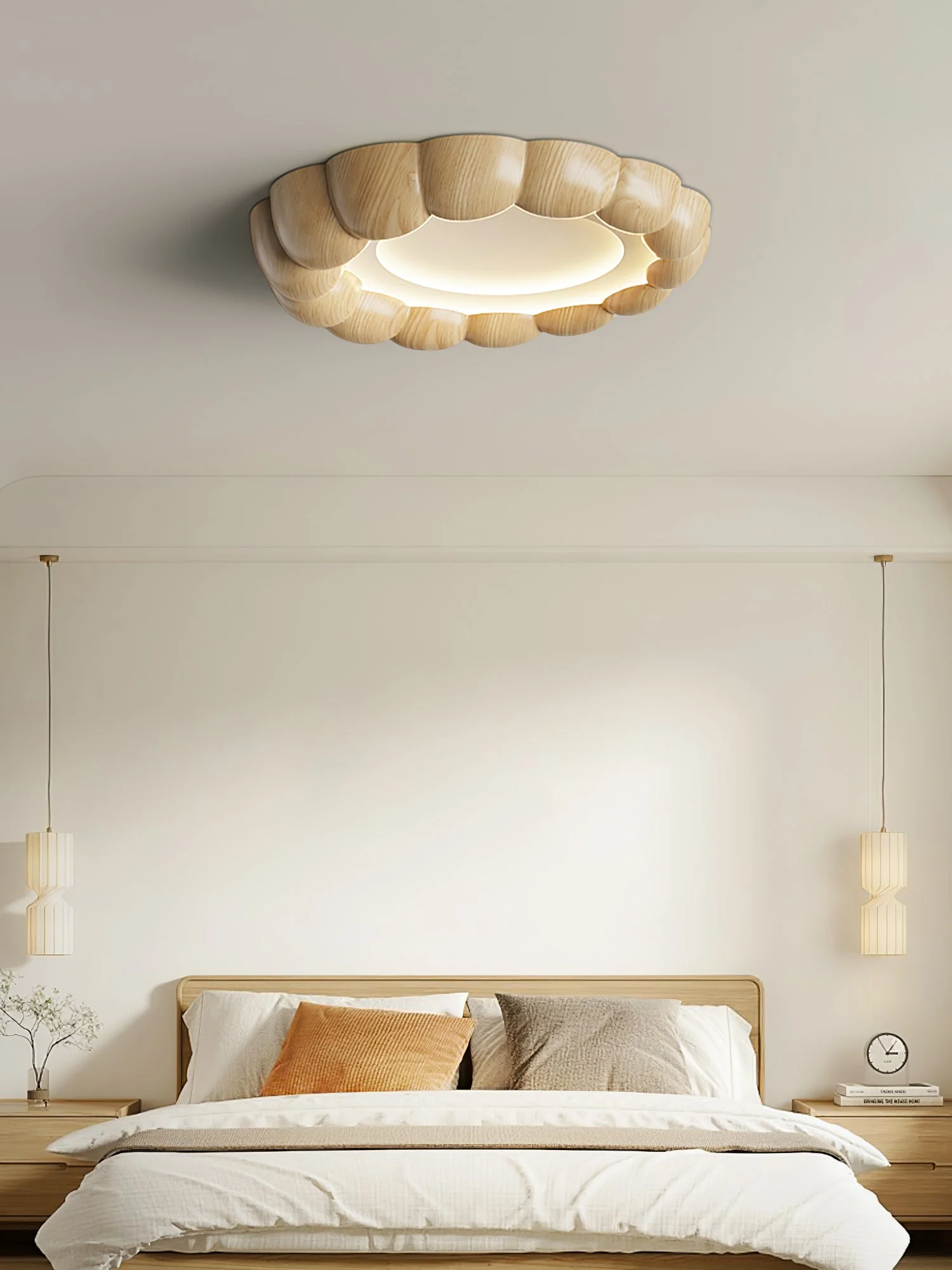 Eraeiel Traditional Elegance Ripple Ceiling Lamp - Image 25