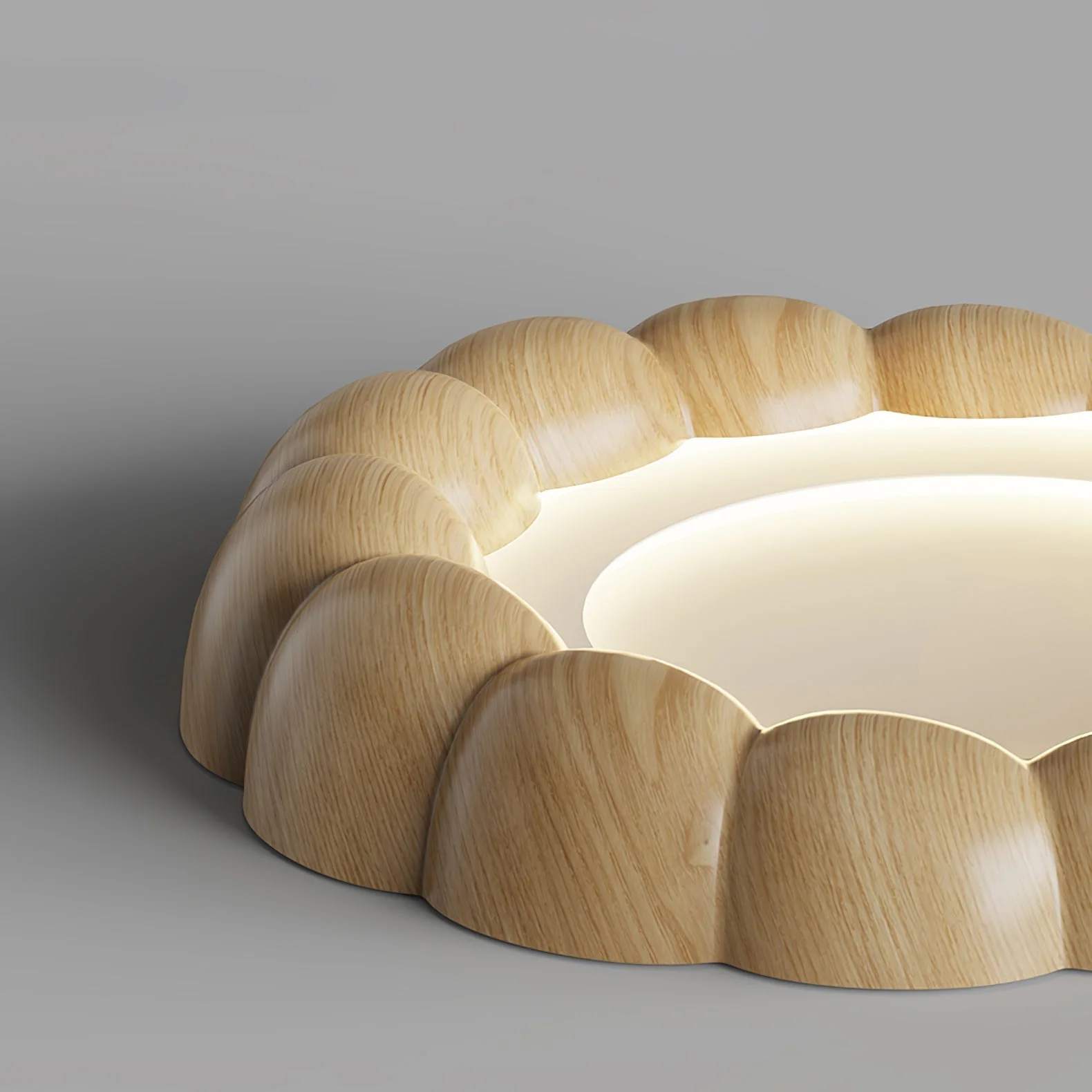 Eraeiel Traditional Elegance Ripple Ceiling Lamp - Image 27
