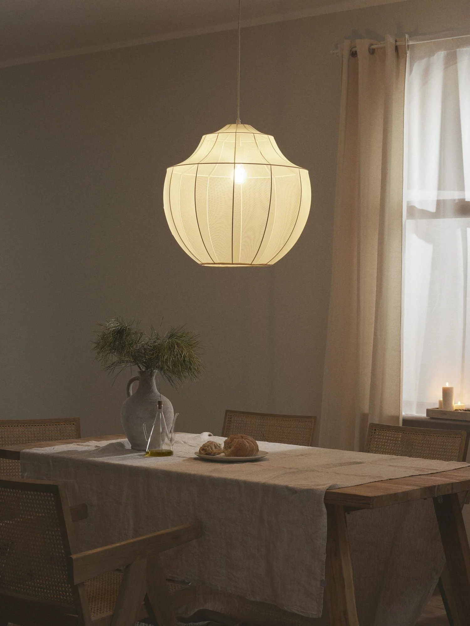 Eraeyra Premium Elegance Mesh Fabric Pendant Light - Image 3