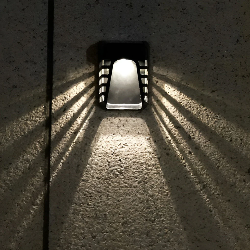 Eric Intelligent LED Black Modern ABS Outdoor Wall Lights - Image 2