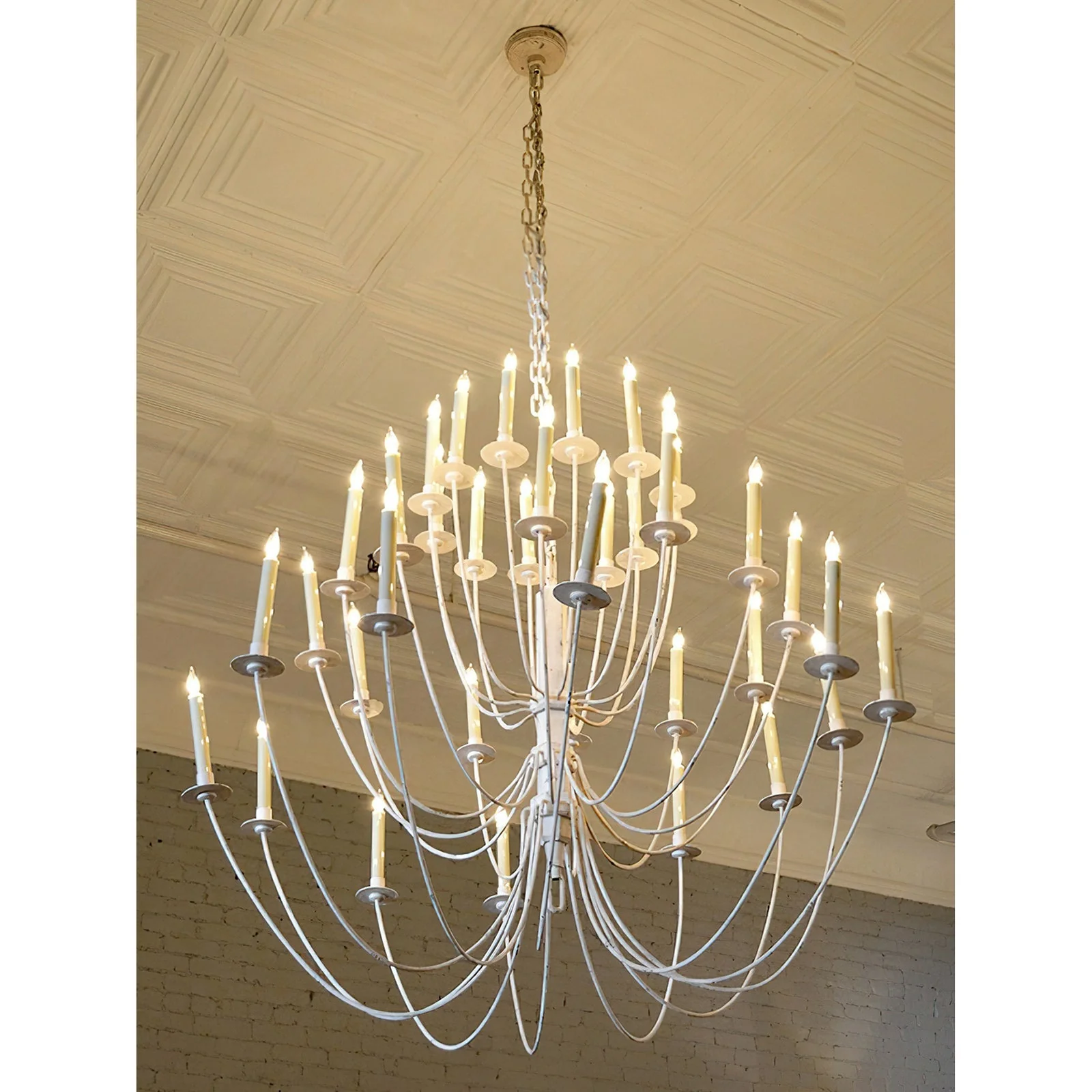 Erika Contemporary Brass Chandelier - Image 11