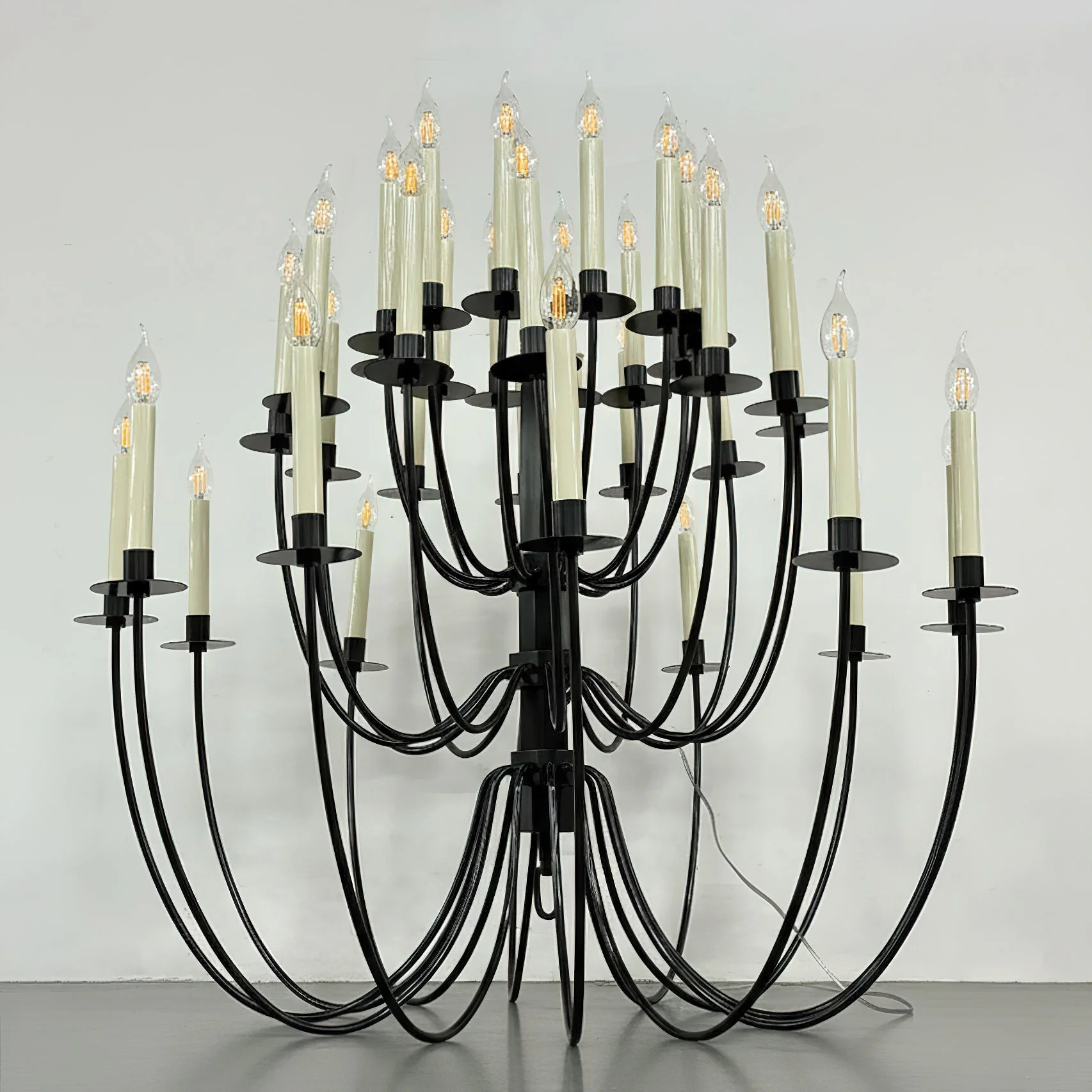 Erika Contemporary Brass Chandelier - Image 18