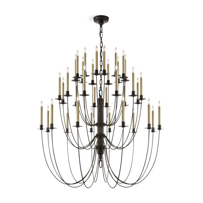 Erika Contemporary Brass Chandelier - Image 25