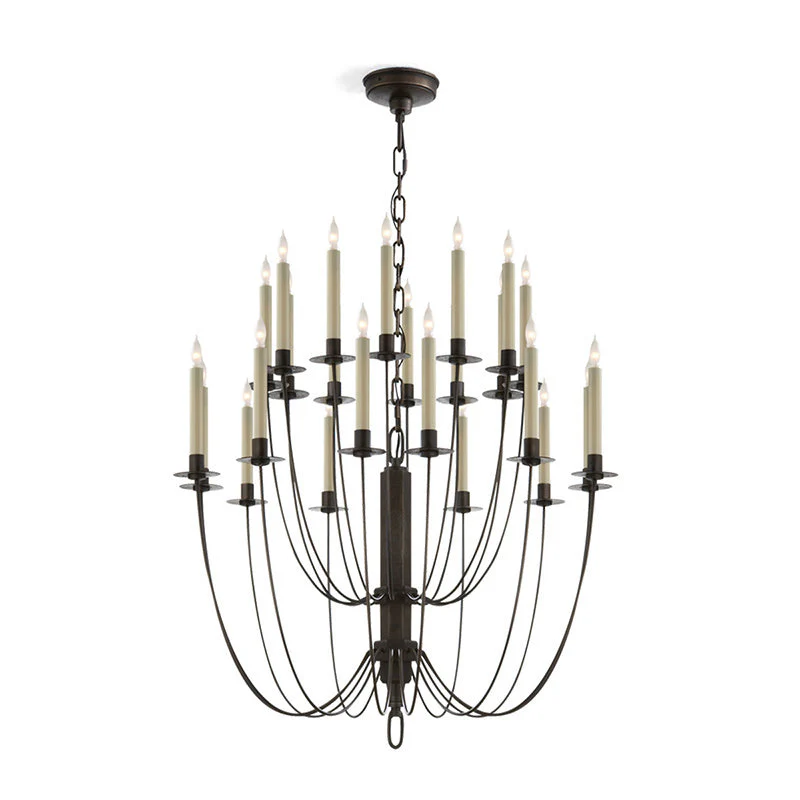 Erika Contemporary Brass Chandelier - Image 27