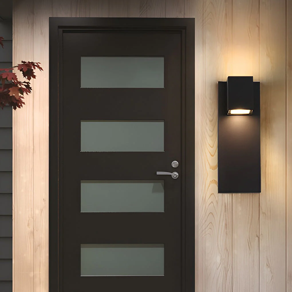 Eriny Square LED Modern Outdoor Wall Sconce Light - Image 6