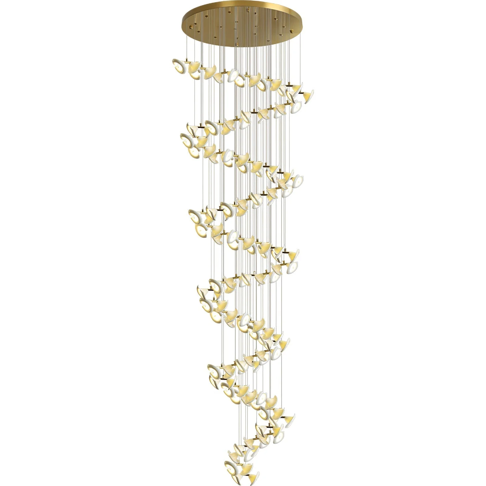 Ernoreth Art Deco Ceramic Chandelier - Image 17